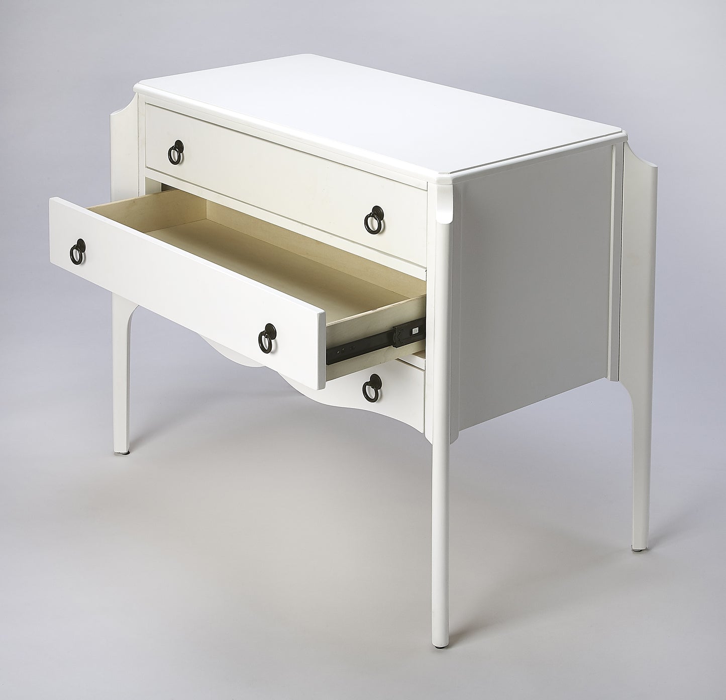 Butler Specialty Company Wilshire 34 in. W Rectangular Wood 3 Drawer Accent Chest, White