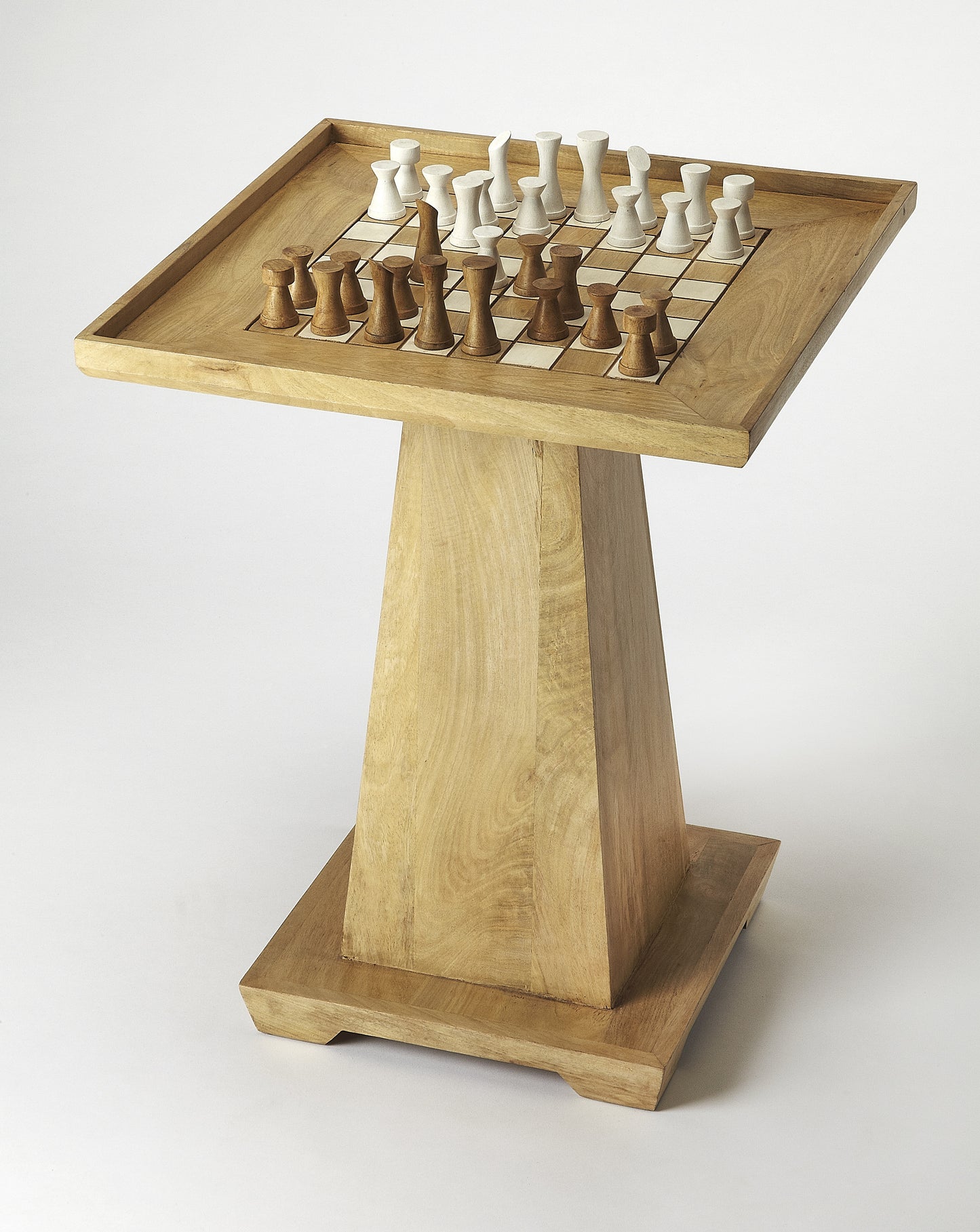 Levon Game Table in Light Brown  4491312