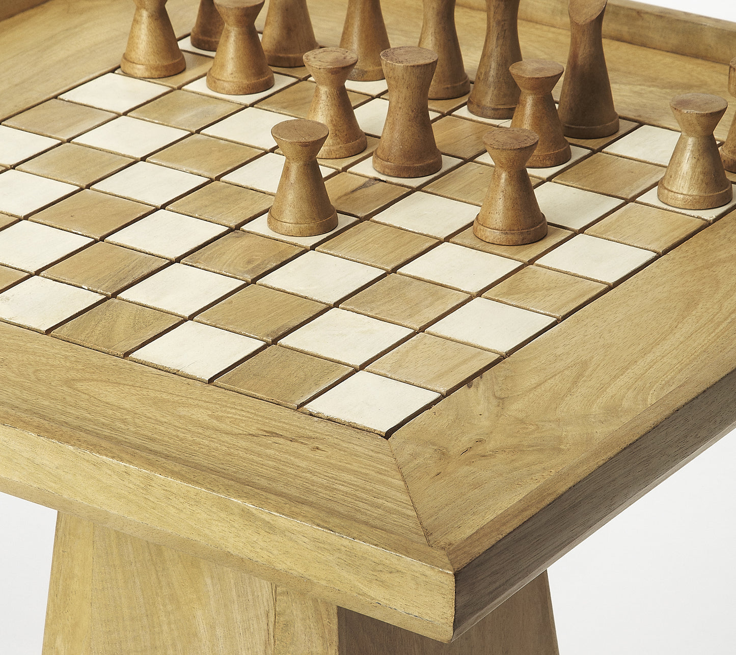 Levon Game Table in Light Brown  4491312