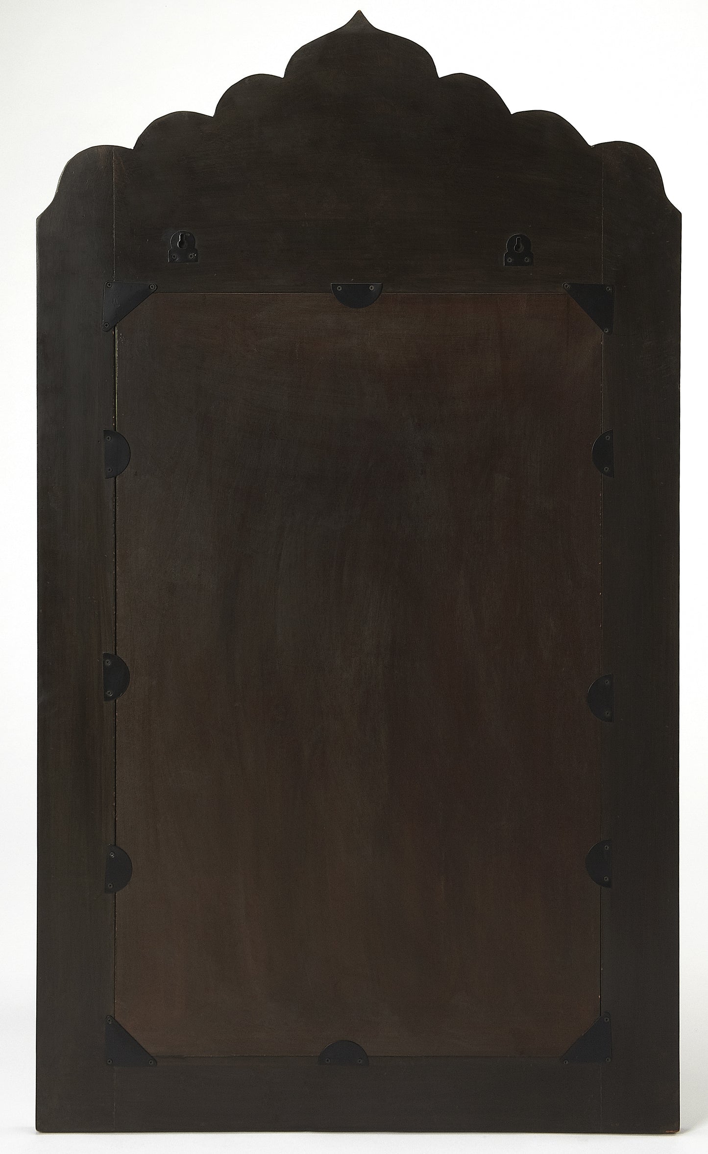 Butler Specialty Company Vivienne 28 in. W x 50 in. H Vertical Wood and Bone Inlay Wall Mirror, Brown