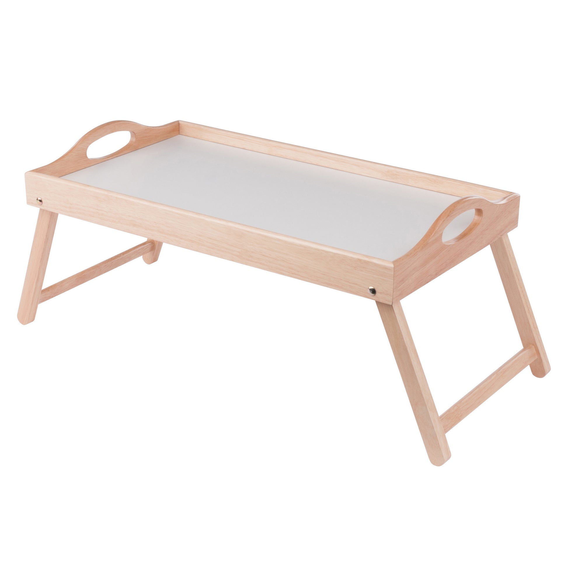 Alani Breakfast Tray, Natural and White