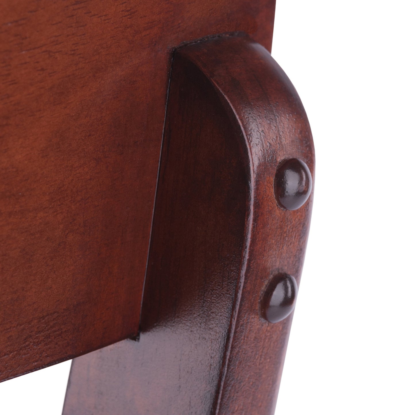 Xenia 2-Pc Set X-Back Chairs, Walnut