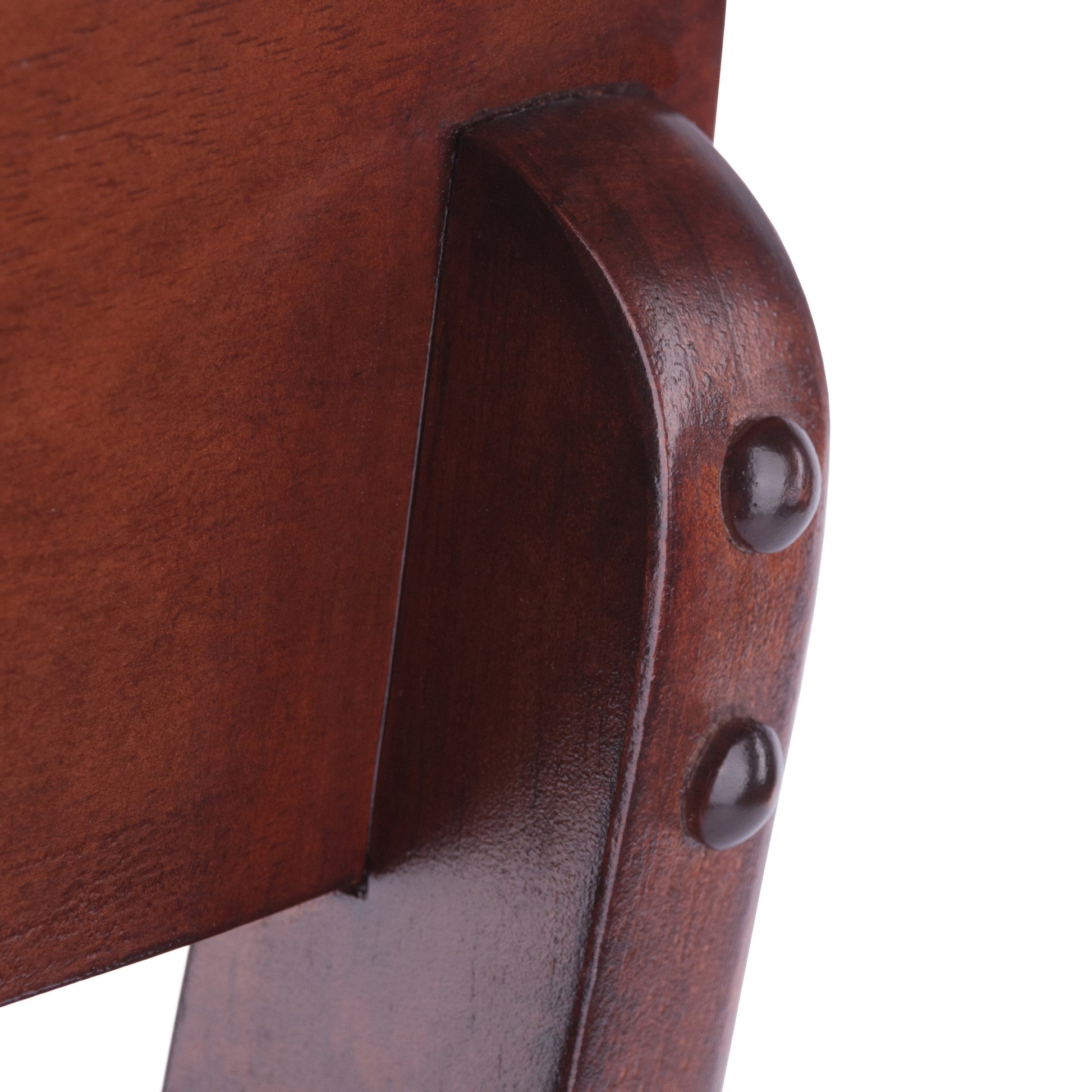 Xenia 2-Pc Set X-Back Chairs, Walnut