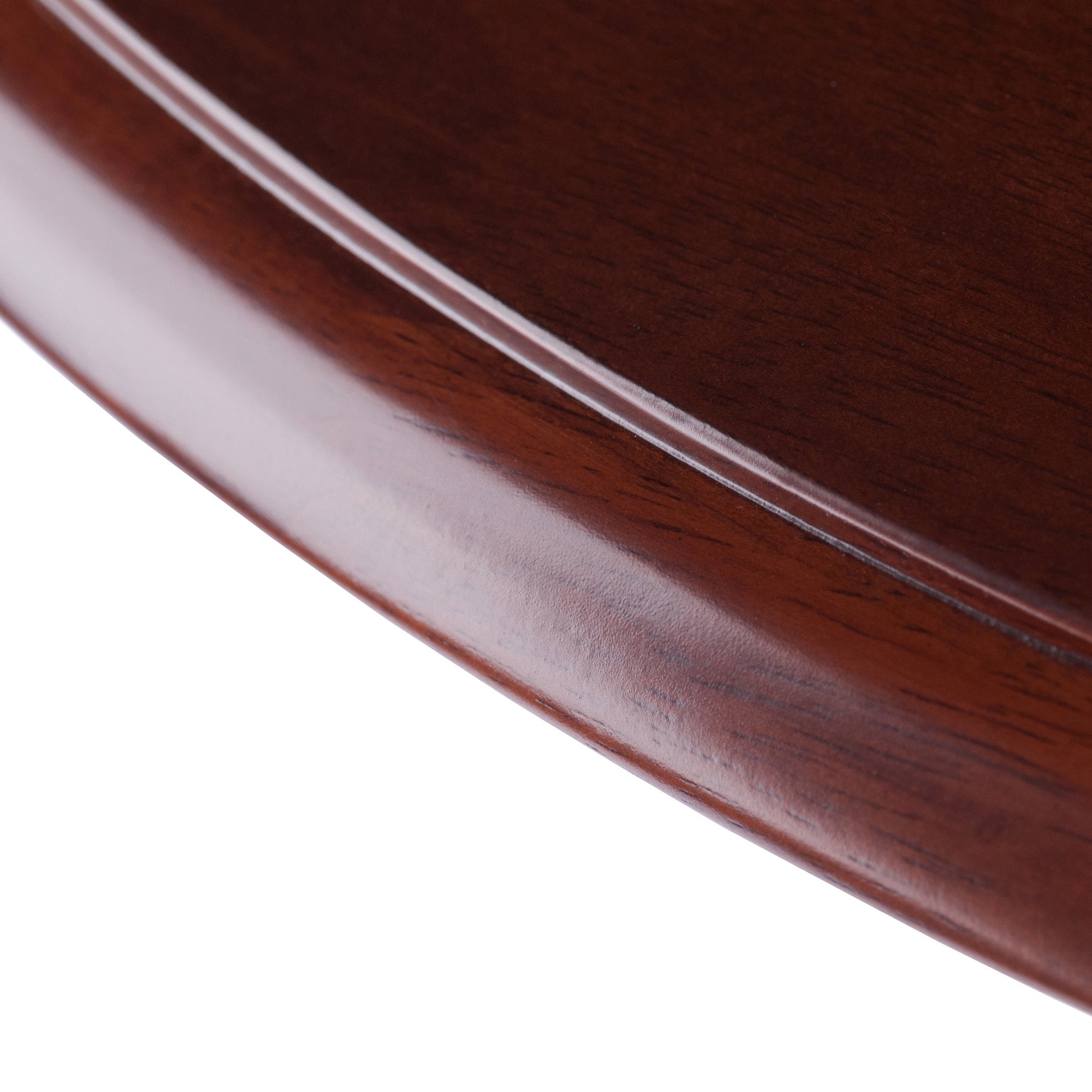 Hannah Double Drop Leaf Round Dining Table, Walnut