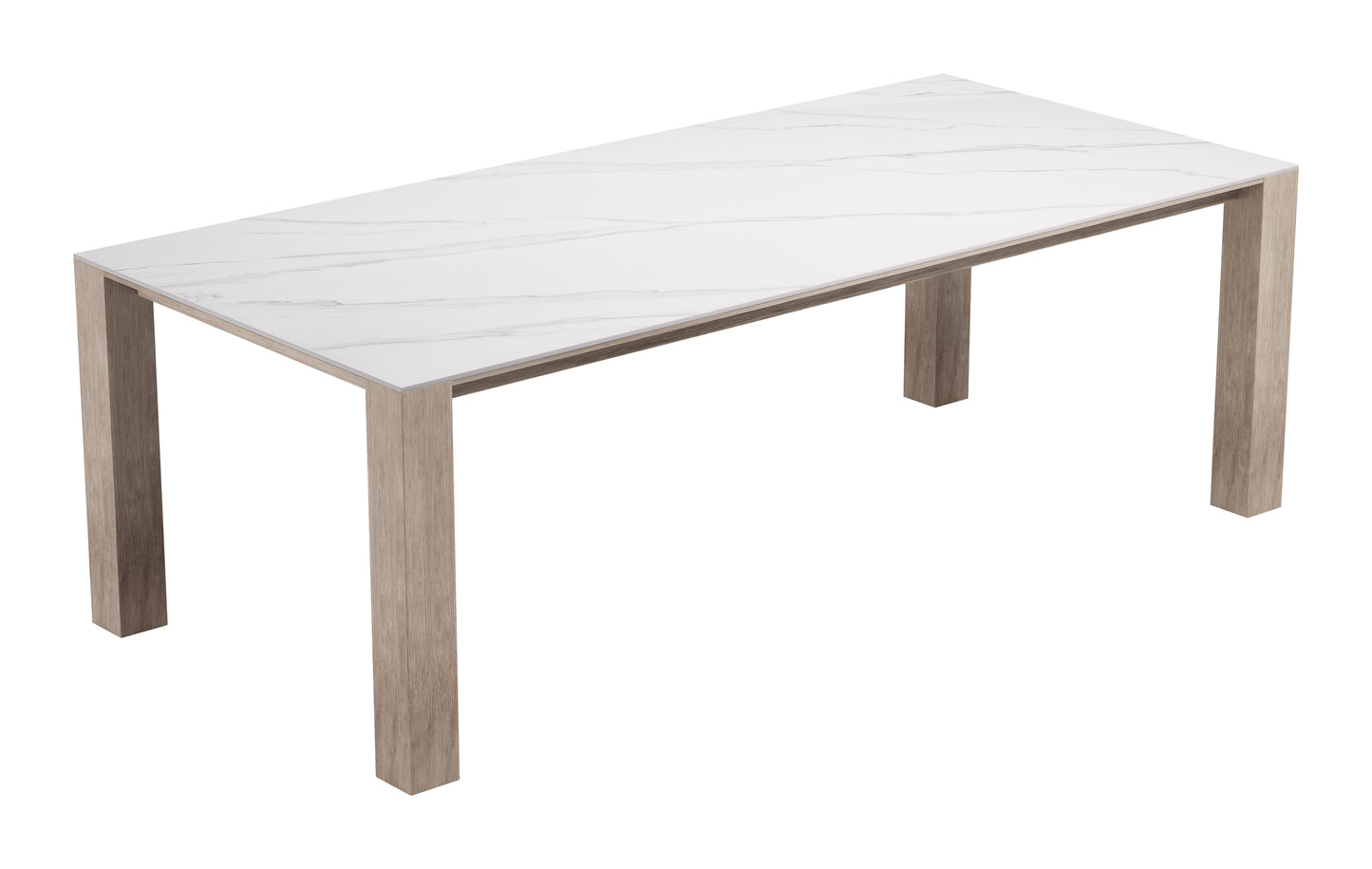 Leilani Rectangular Dining Table White - 4