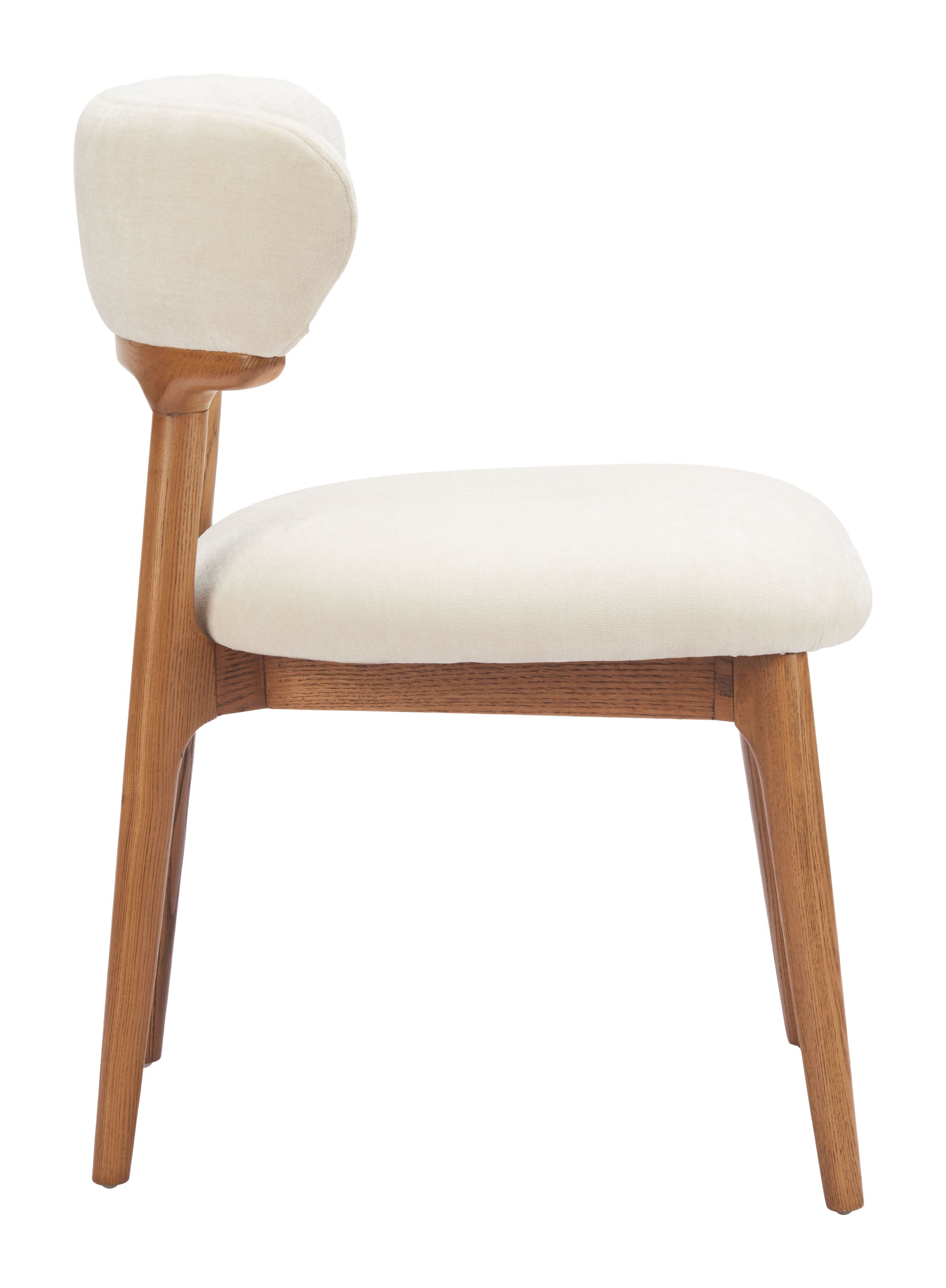 Cedar Dining Chair (Set of 2) White & Walnut - 2