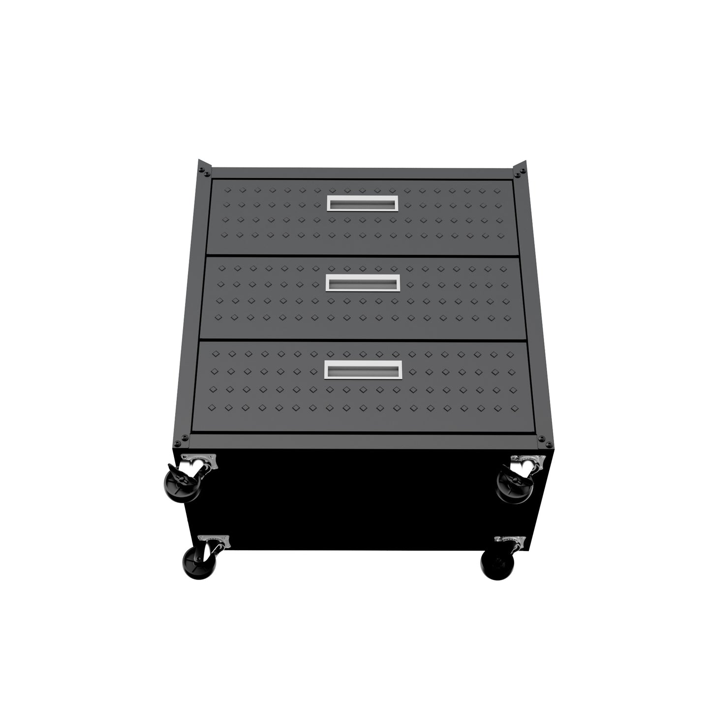 Fortress Modern 30" Rolling Garage Cabinet in Charcoal Gray (3-Drawer) 4GMCC-CH