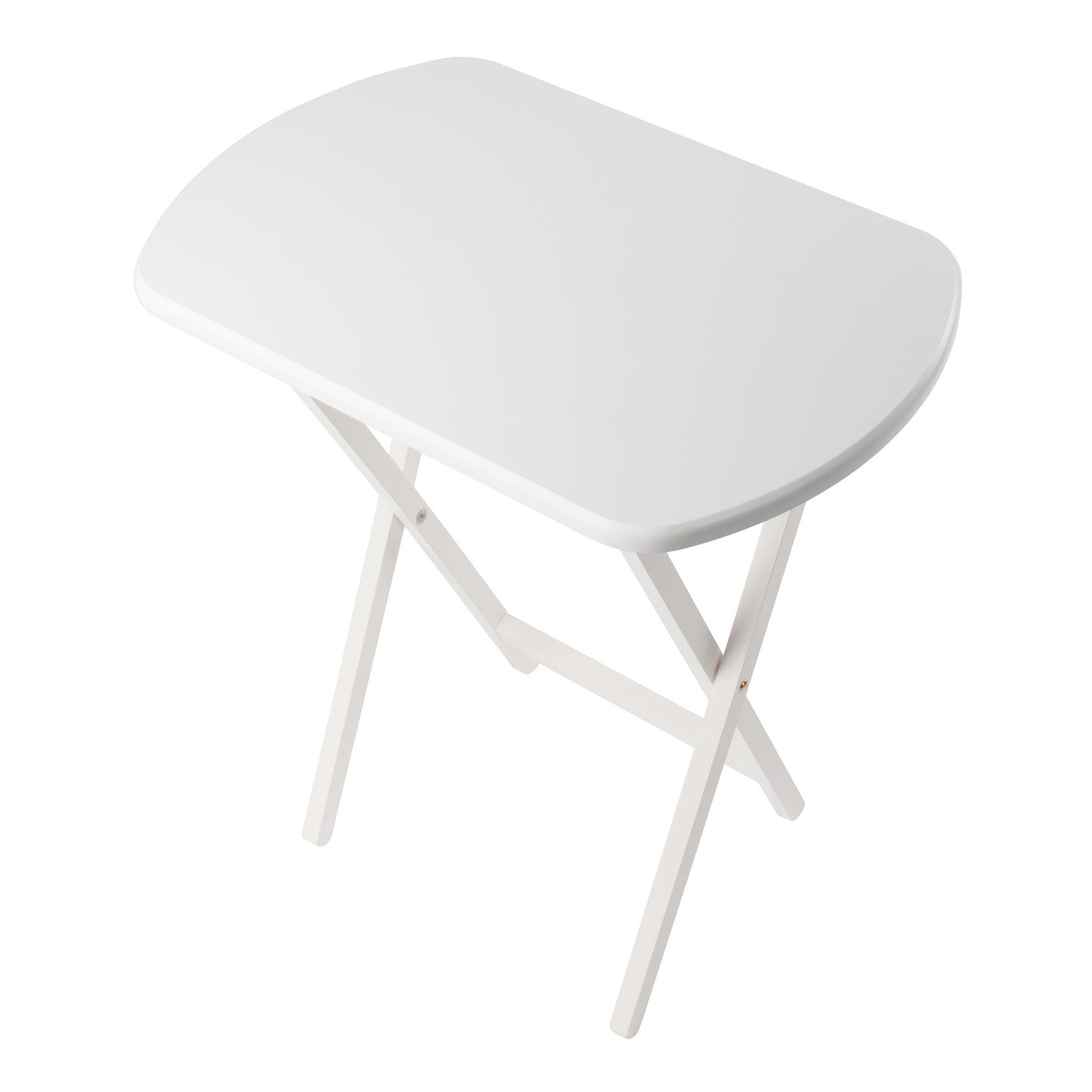 Corbett 5-Pc Oversized Snack Table Set, White