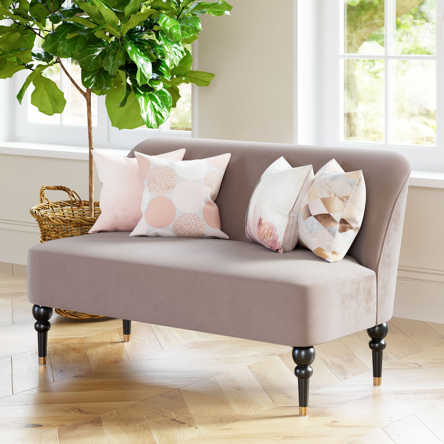 Bintulu Loveseat Taupe - 8