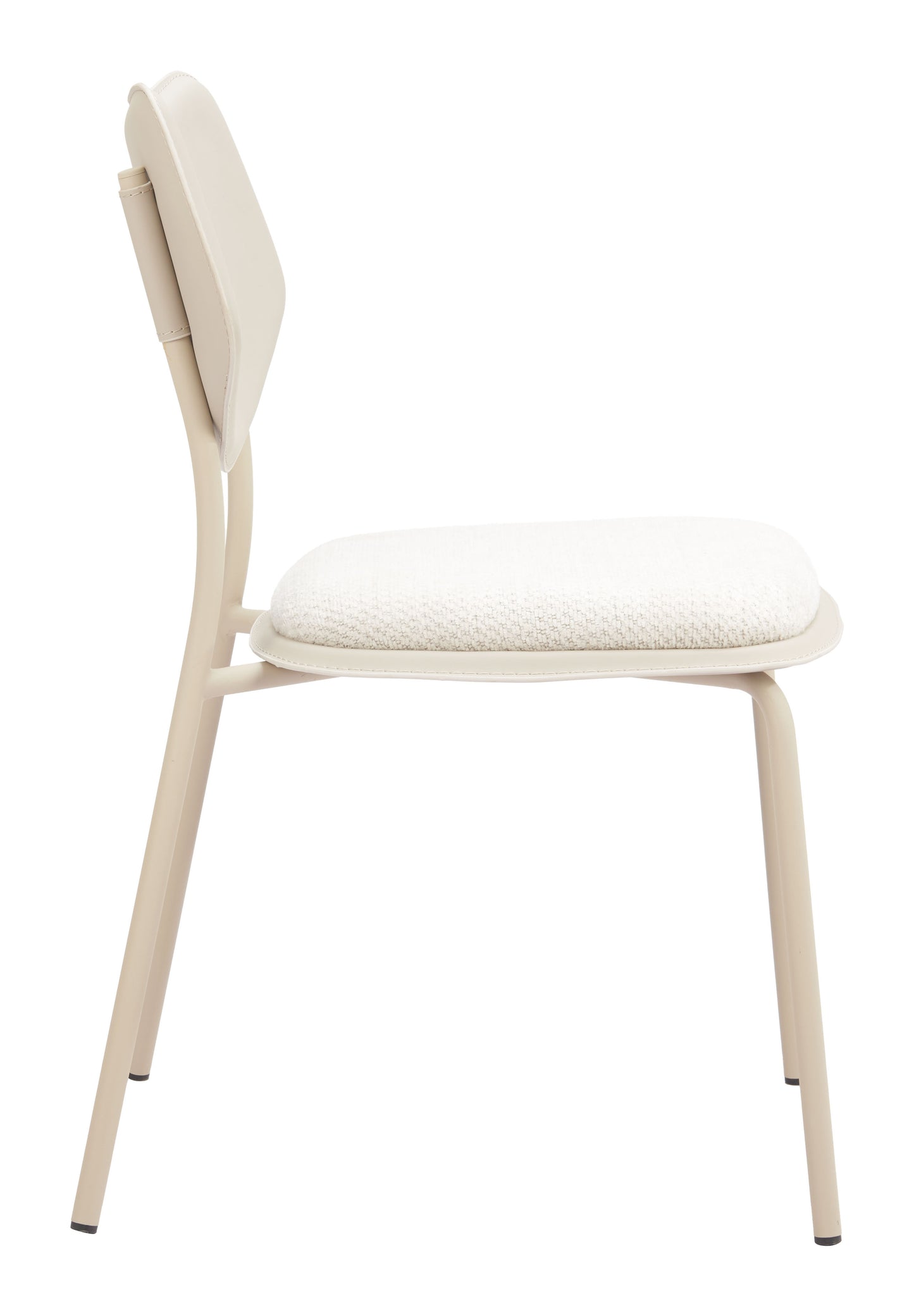 Zeal Dining Chair (Set of 4) Light Gray & Beige - 2