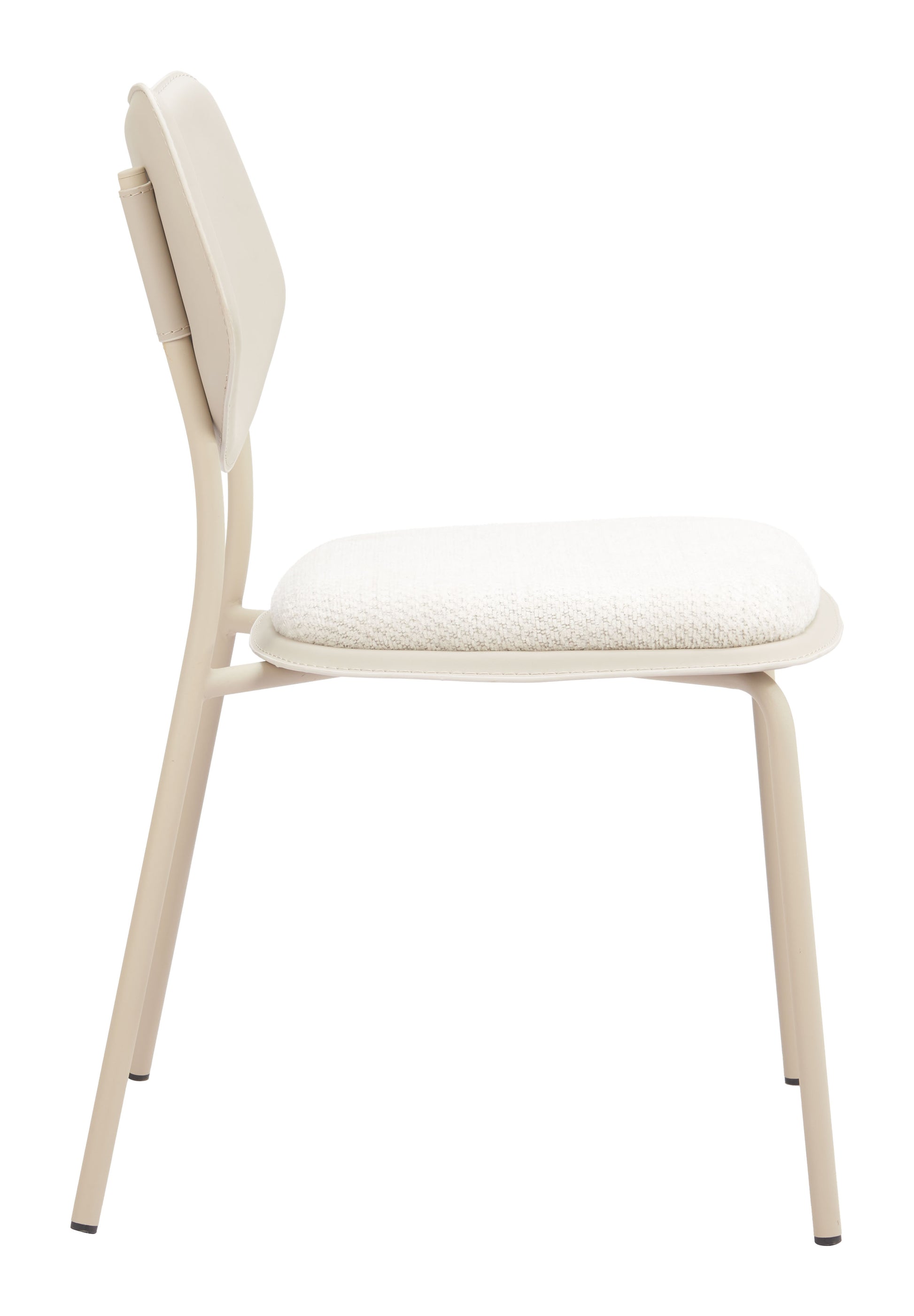 Zeal Dining Chair (Set of 4) Light Gray & Beige - 2