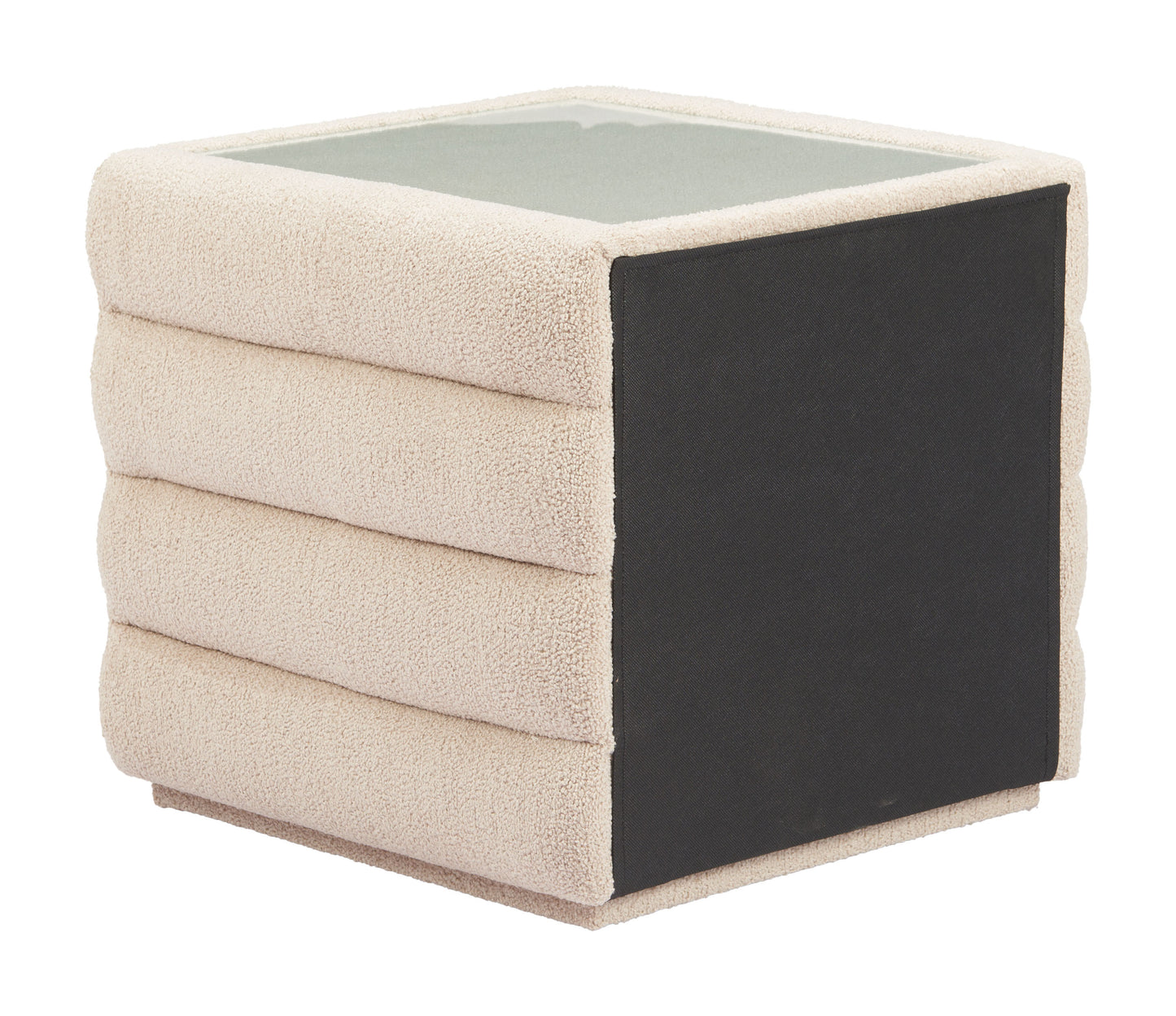 Soffice Nightstand Beige - 5