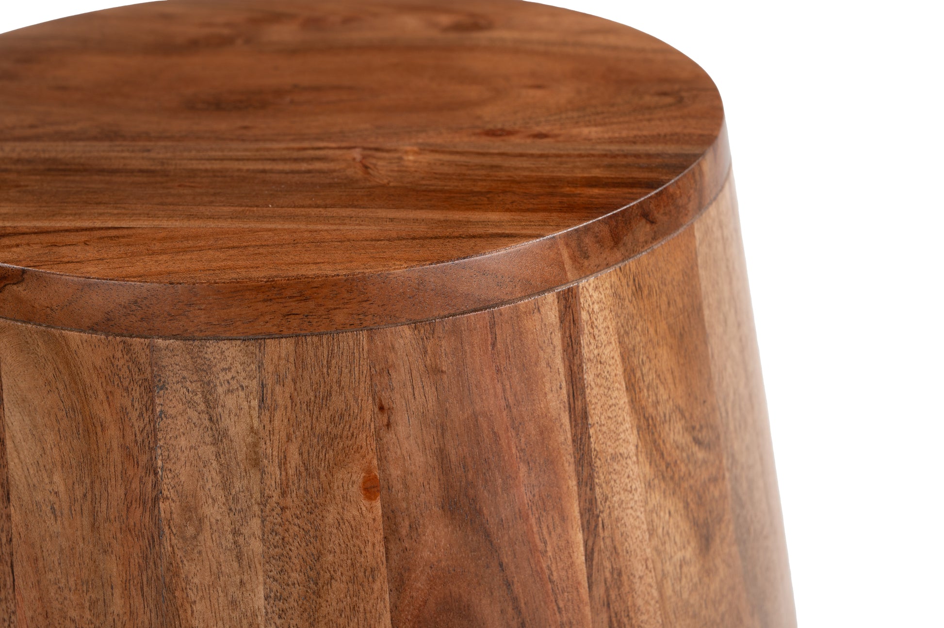 Tornos Side Table Walnut & Deep Blue - 4