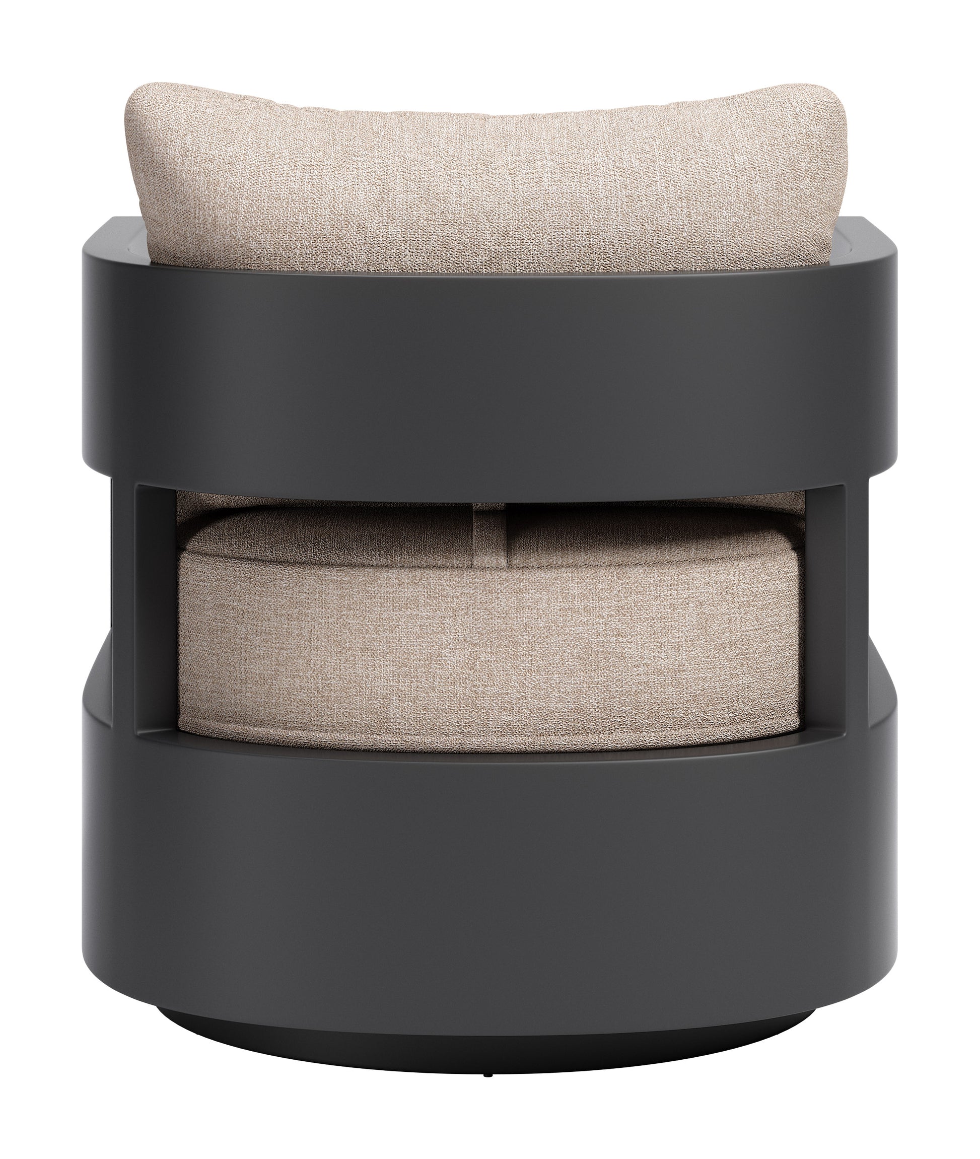 Foret Swivel Chair Black - 4