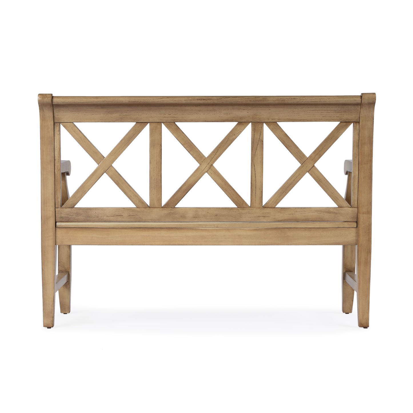 Gerrit Wooden 44"W Bench in Beige 5048424