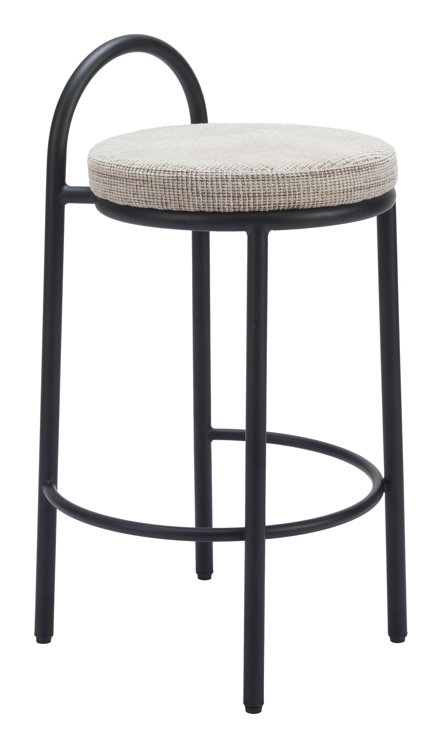 Sisal Counter Stool (Set of 2) Beige Tweed - 7