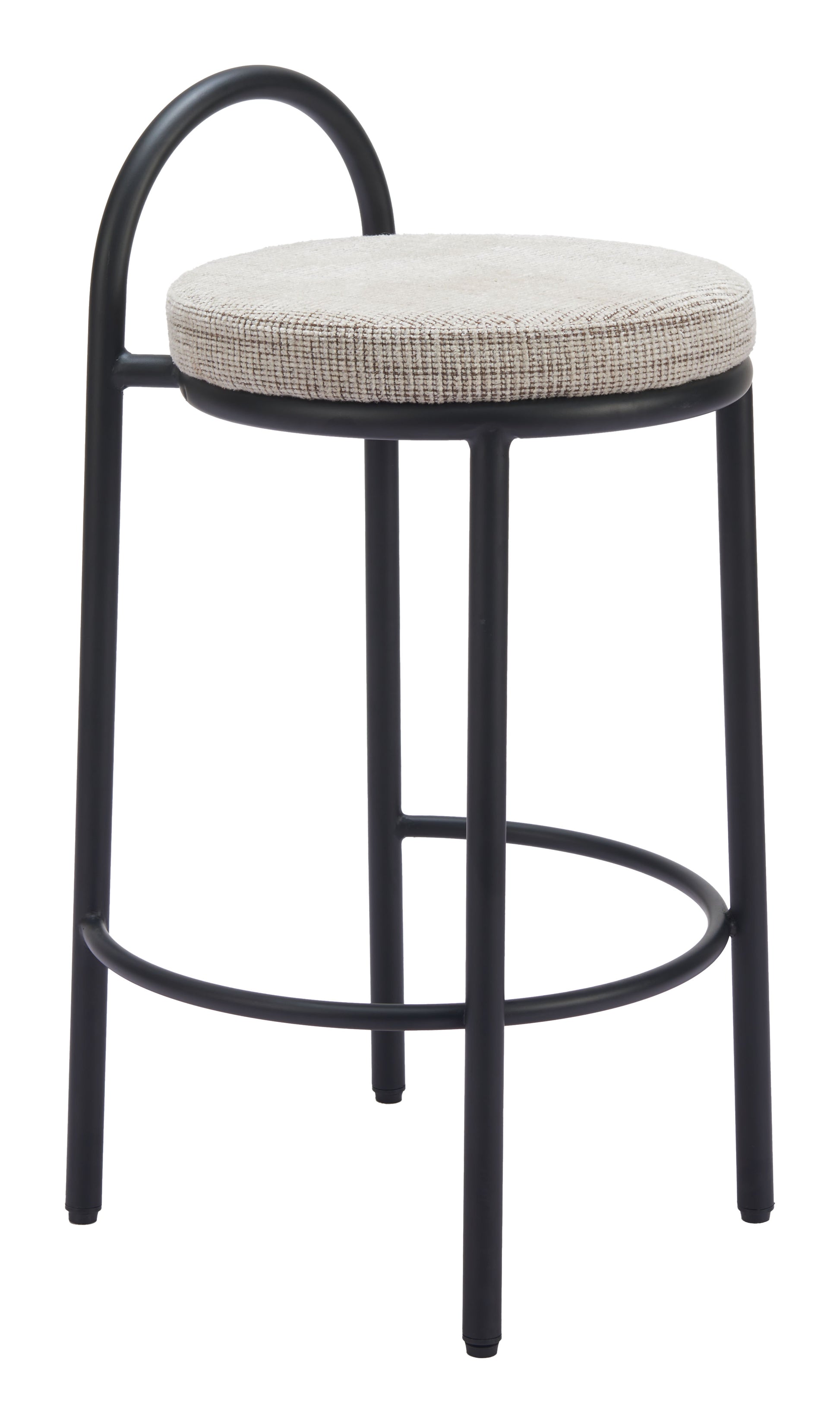 Sisal Counter Stool (Set of 2) Beige Tweed - 7