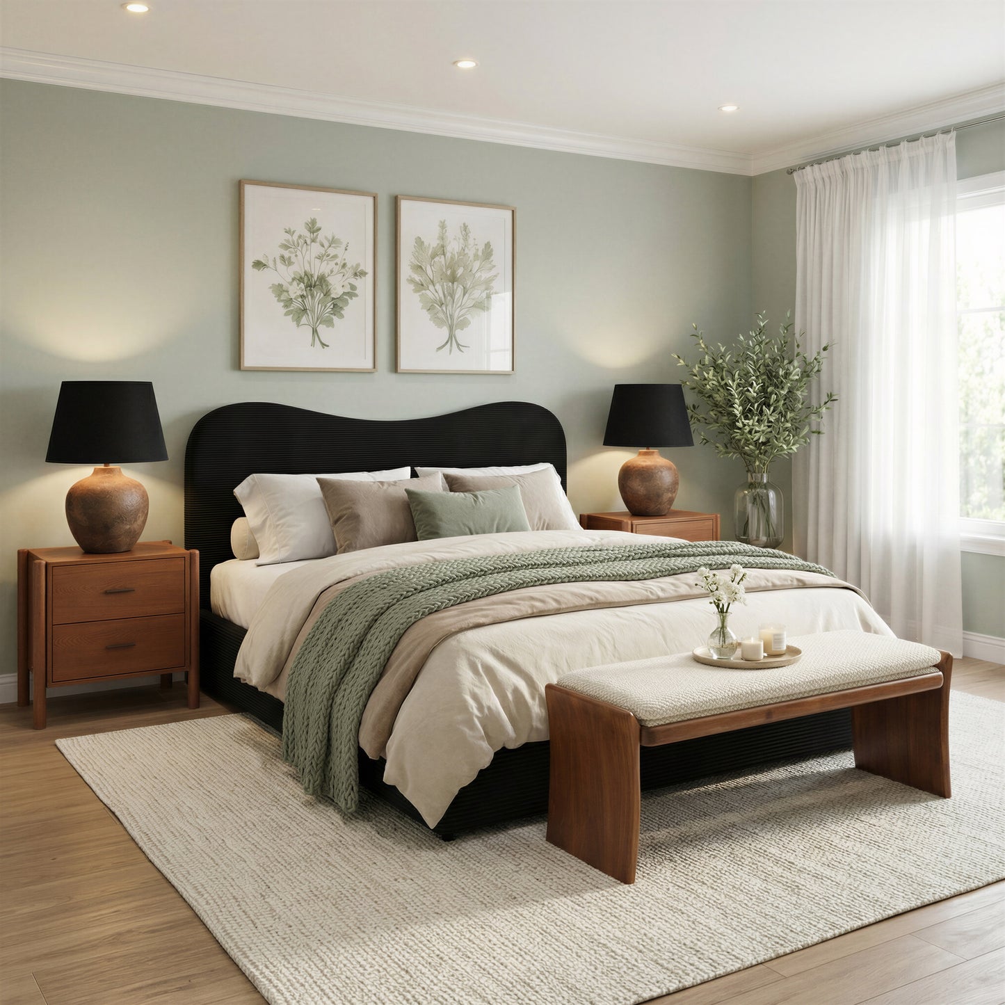 Sele King Bed Black - 10