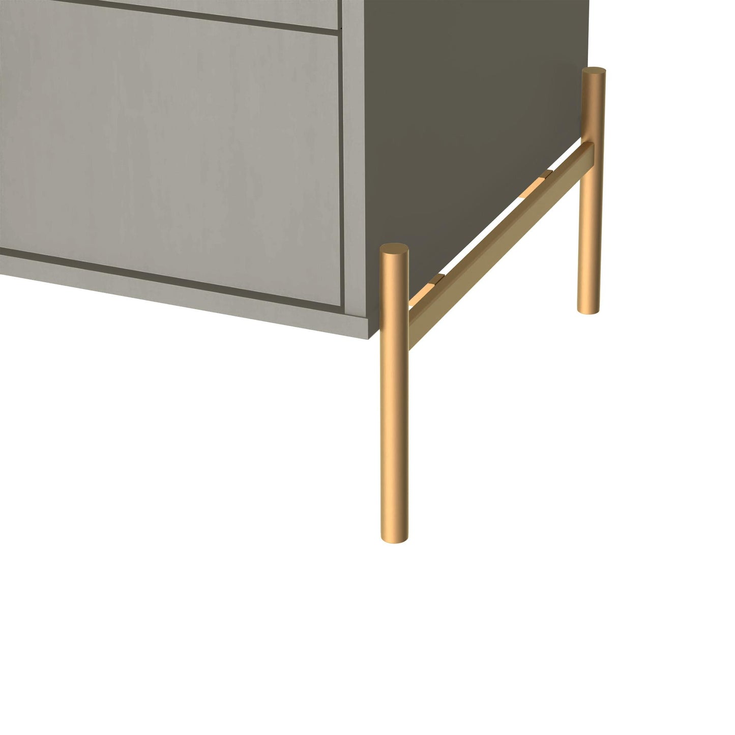 Jasper Modern 25" Nightstand in Sage Gray (2-Drawer) 51352
