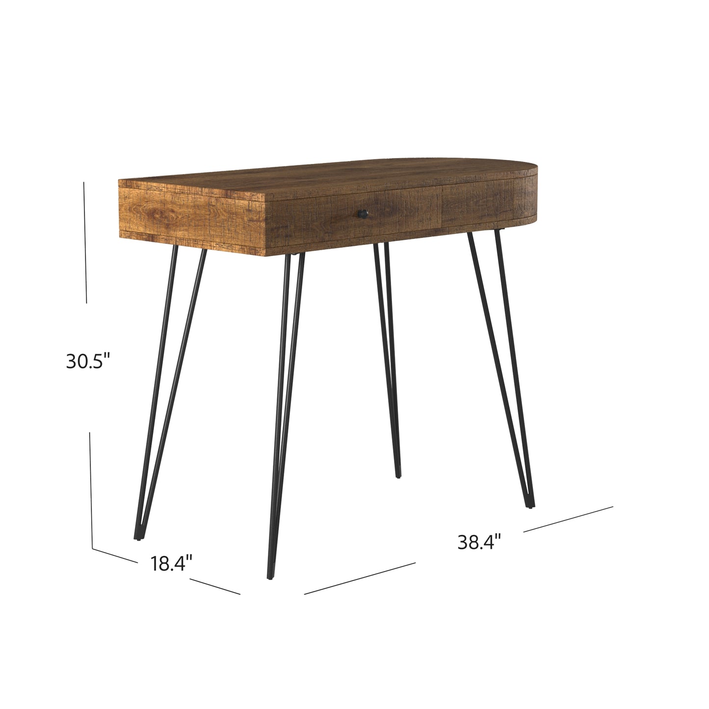 Sebastopol Reversible 2 Drawer Writing Desk in Multi-Color 5183140