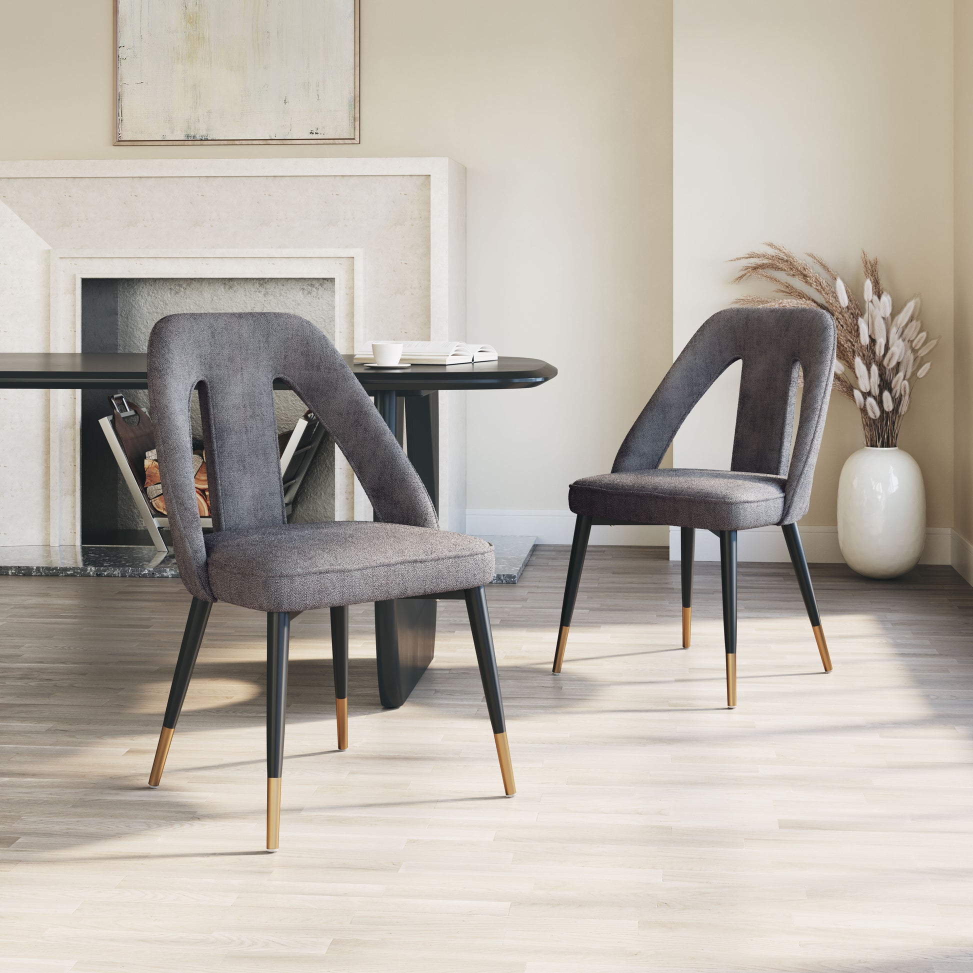 Artus Dining Chair Gray - 9