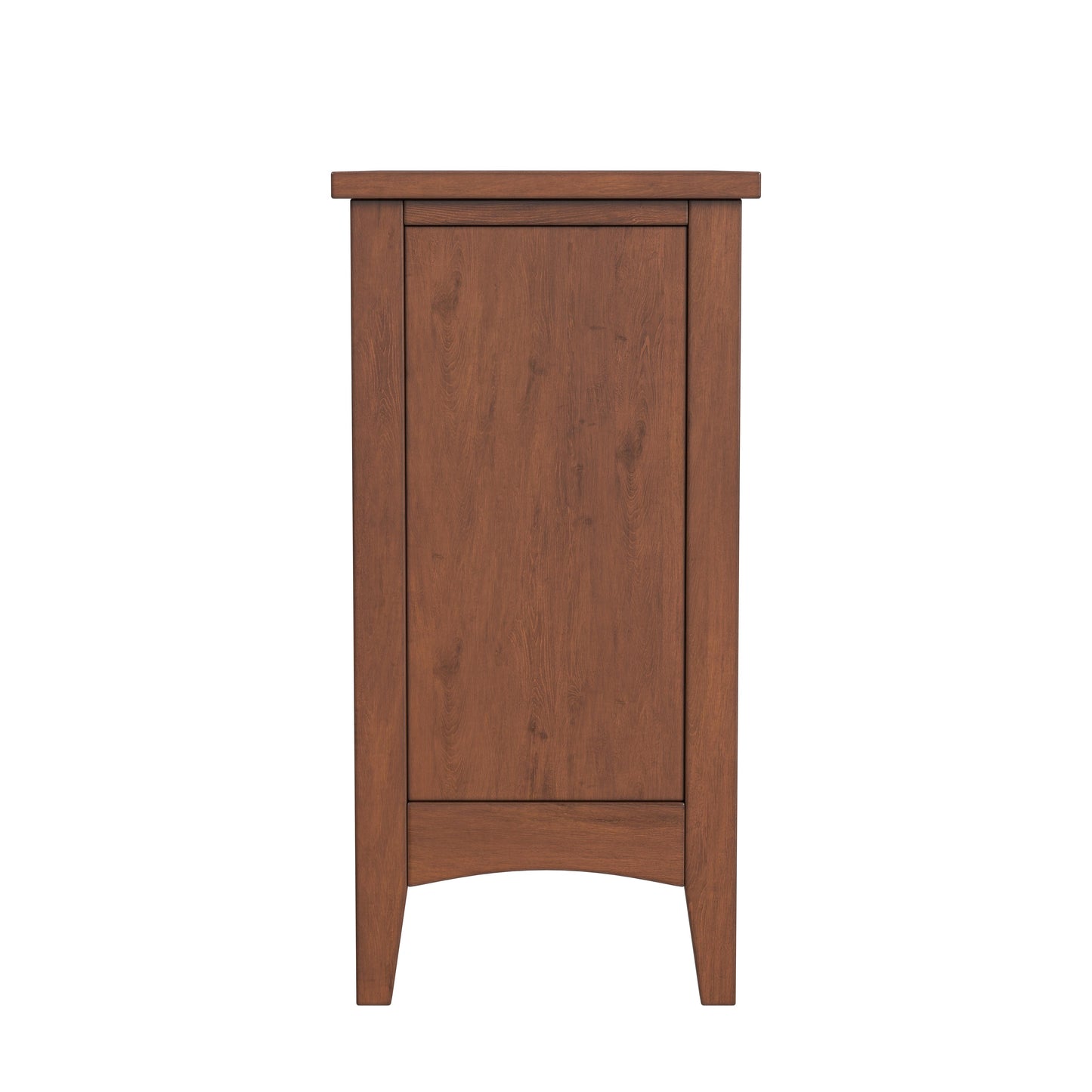 Avina Burl1 Door Side Table in Medium Brown 5215101