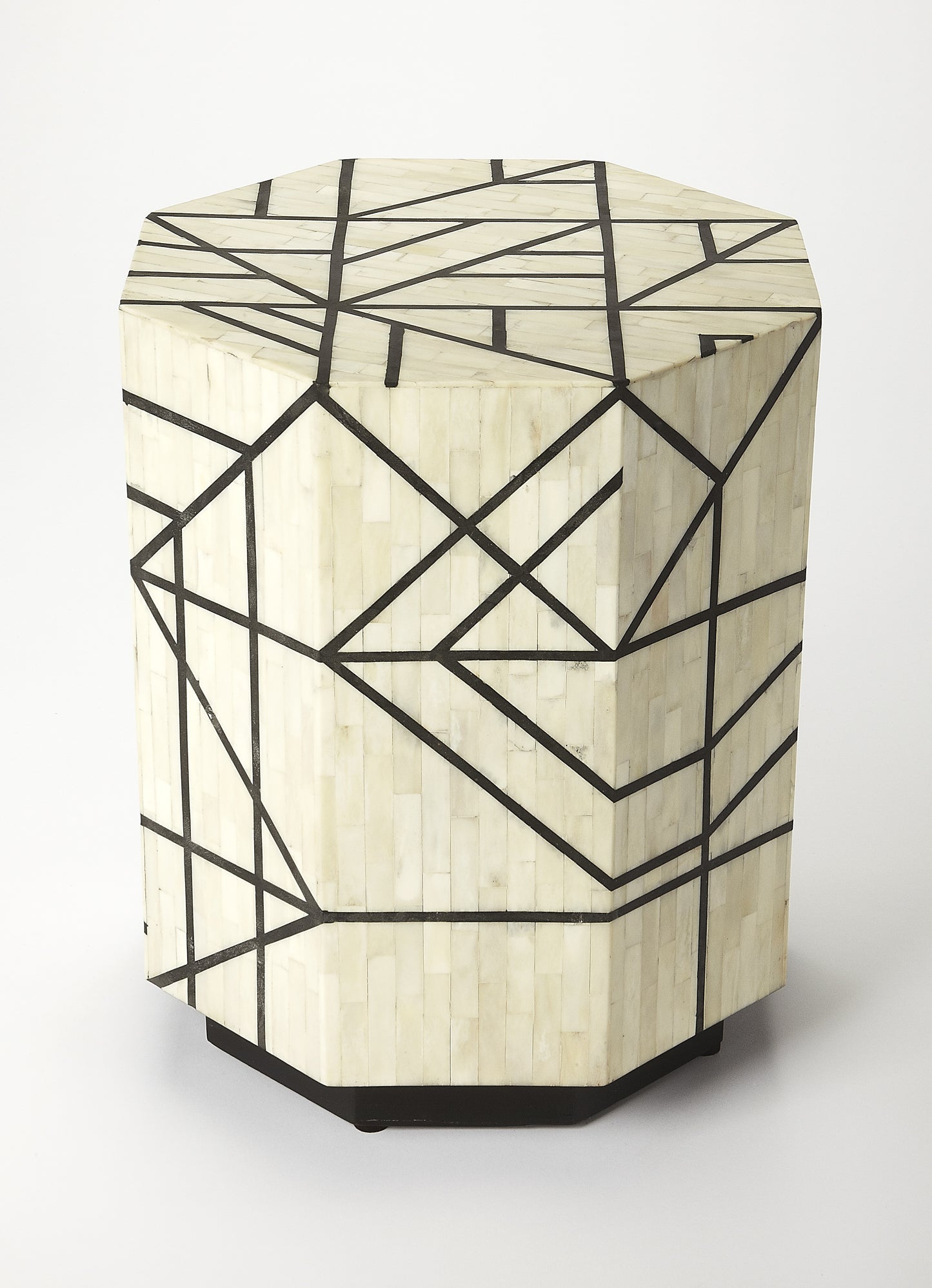 Butler Specialty Company Greta Bone Inlay Side Table, Multi-Color