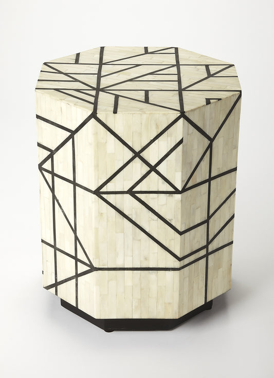Butler Specialty Company Greta Bone Inlay Side Table, Multi-Color