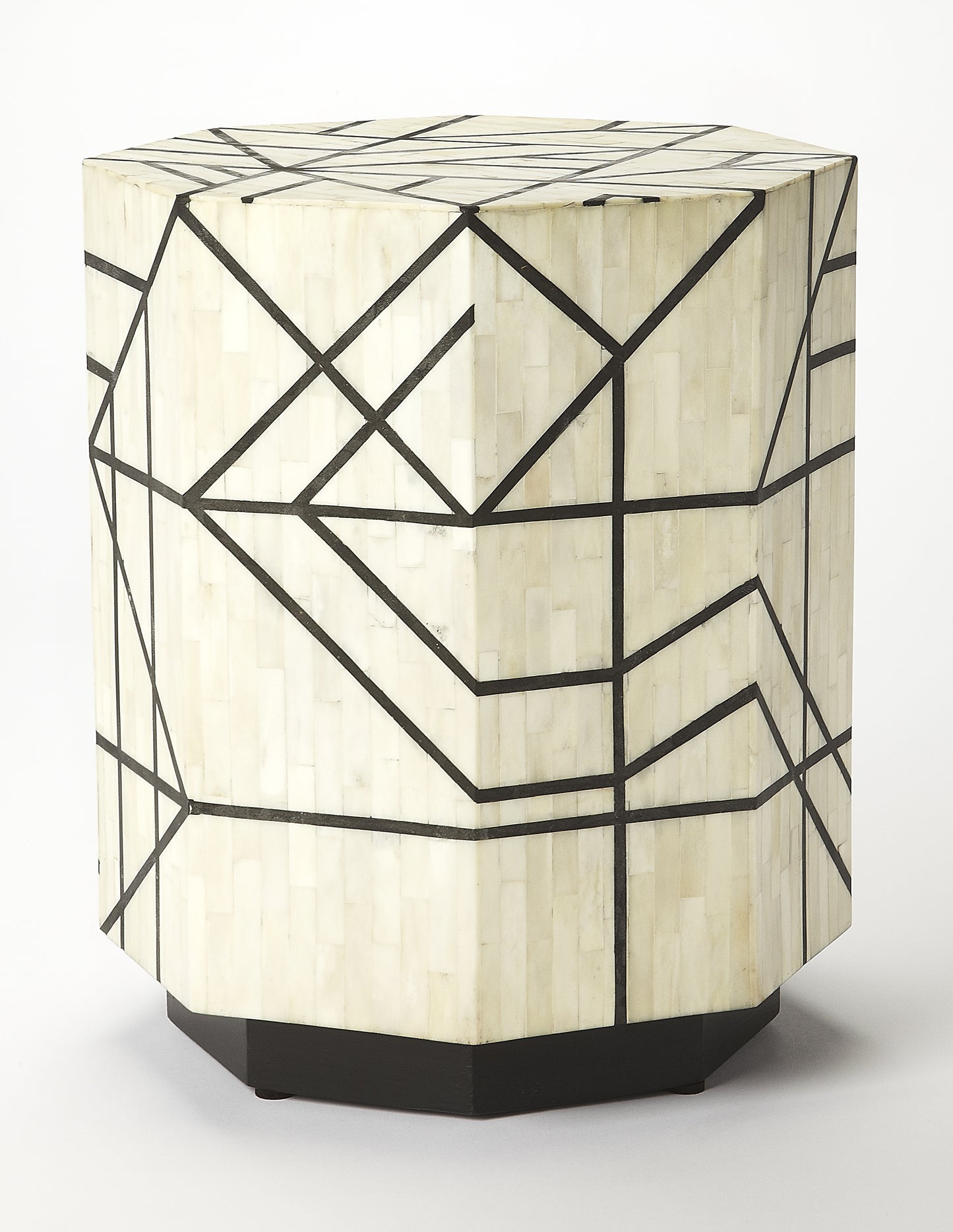 Butler Specialty Company Greta Bone Inlay Side Table, Multi-Color