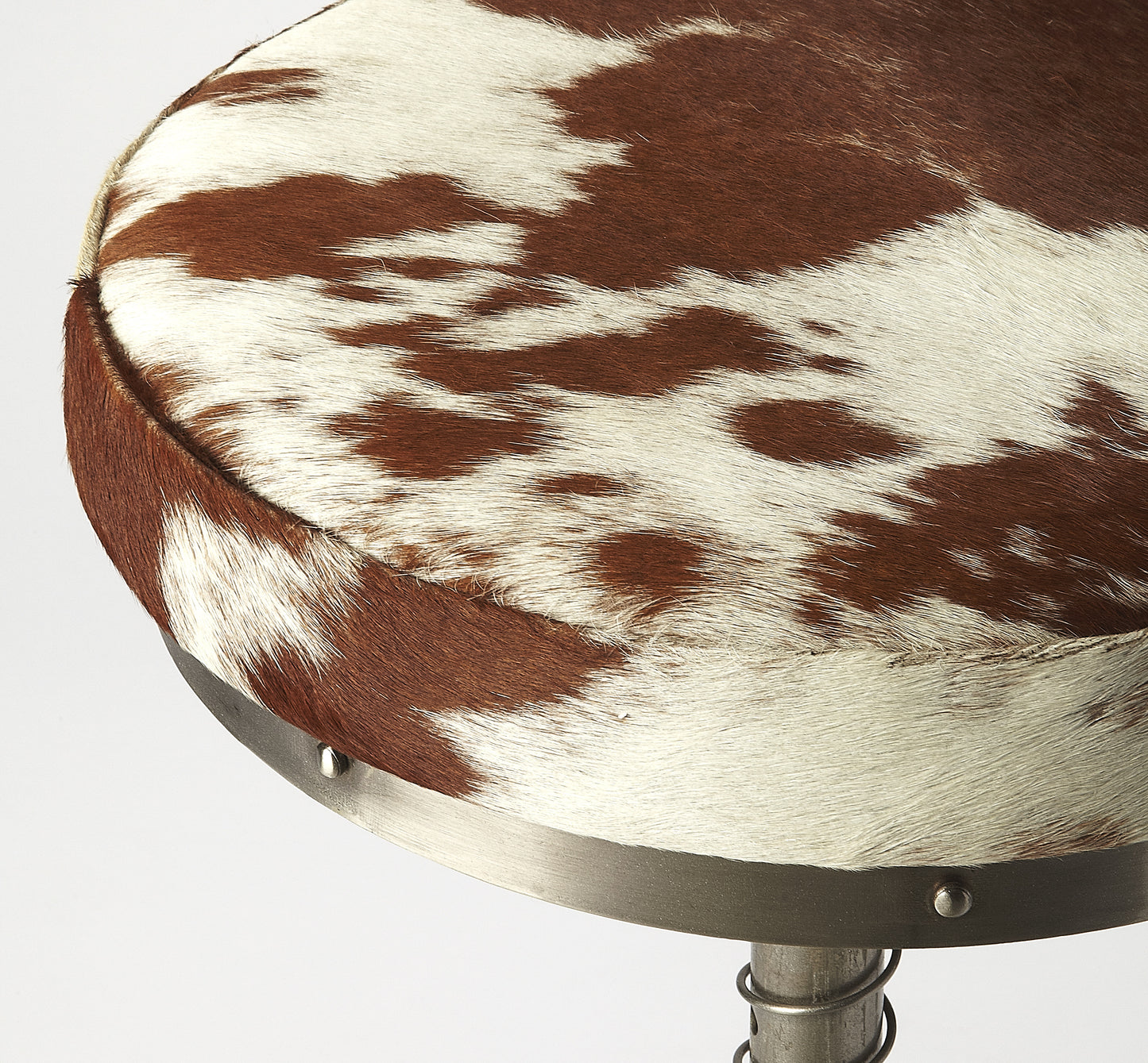 Butler Specialty Company Donovan Hair-On-Hide 22" Bar Stool, Multi-Color