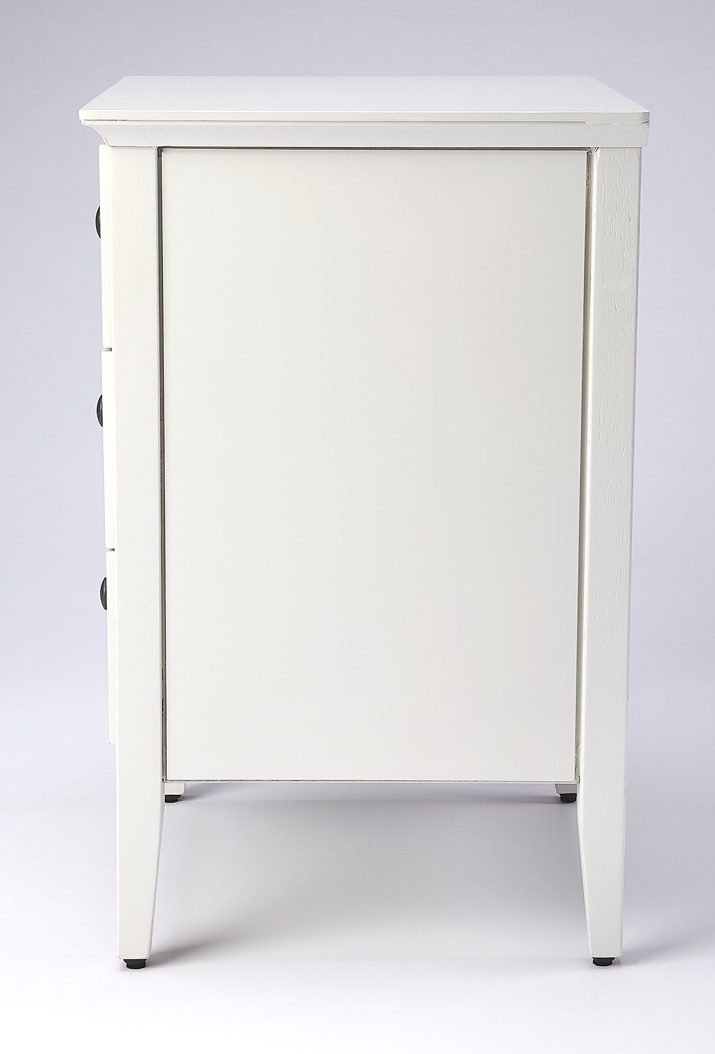 Butler Specialty Company Kinsley 18 in. W Rectangular Wood 3 Drawer Nightstand, Off-White
