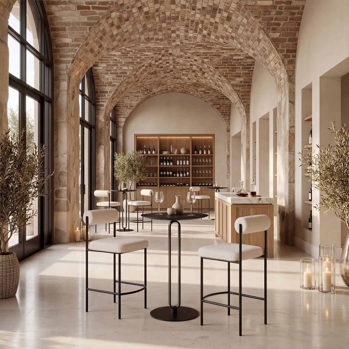 Derry Counter Table Black - 9