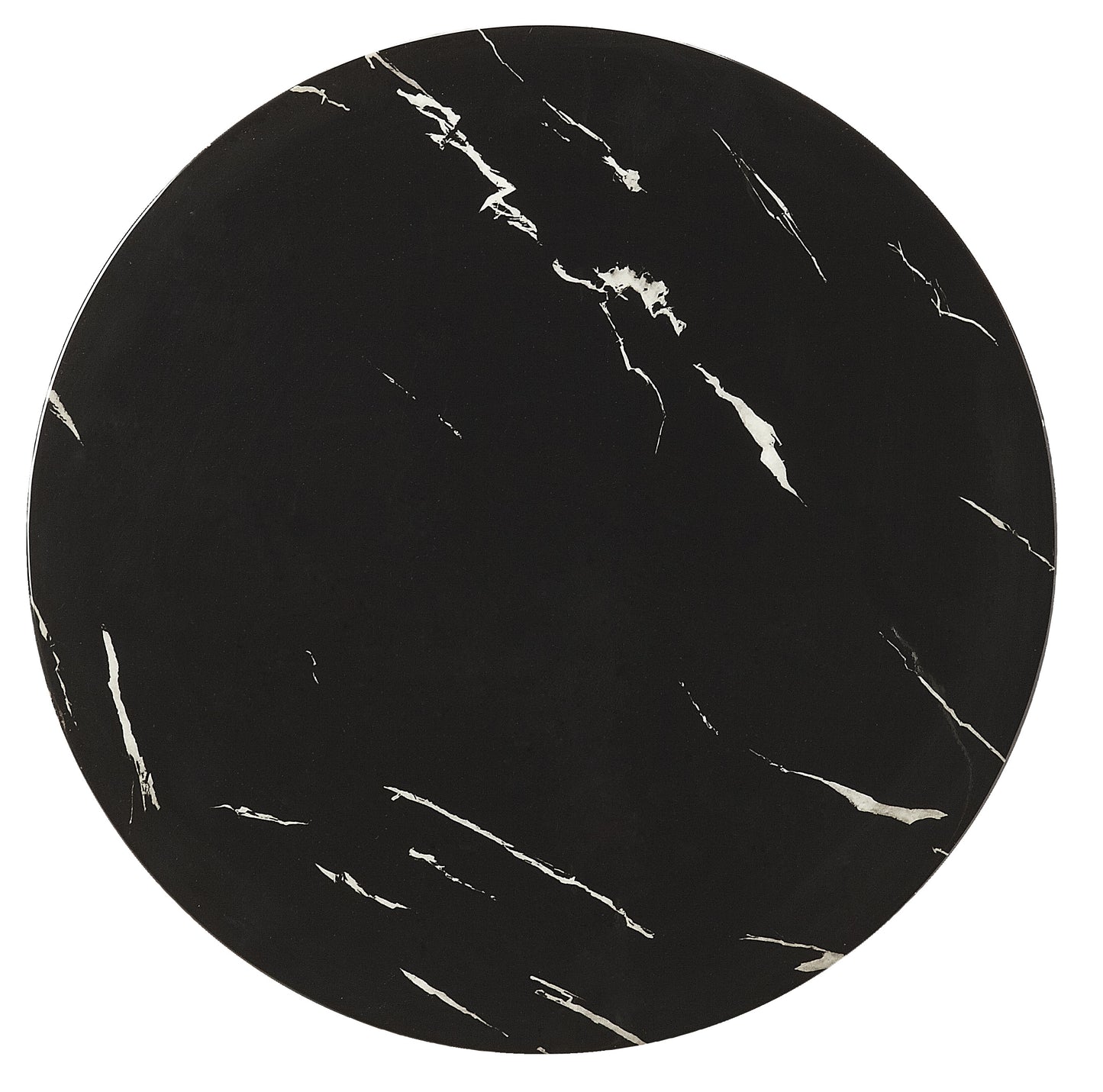 Butler Specialty Company Shounderia 16.5 in. W Marble Side Table, Black