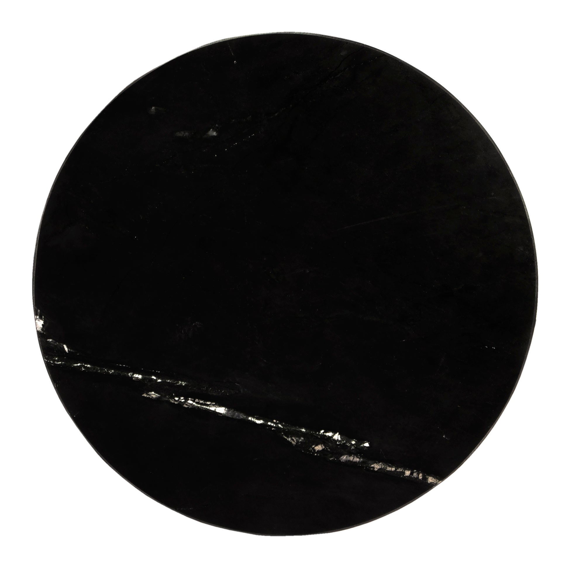 Butler Specialty Company Shounderia 16.5 in. W Marble Side Table, Black