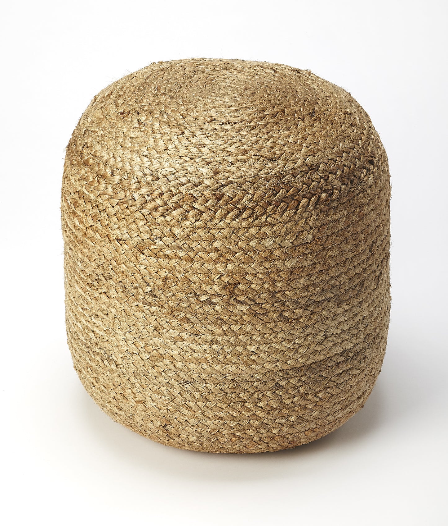 Butler Specialty Company Noosa 16 in. W Round Jute Accent Pouffe, Natural
