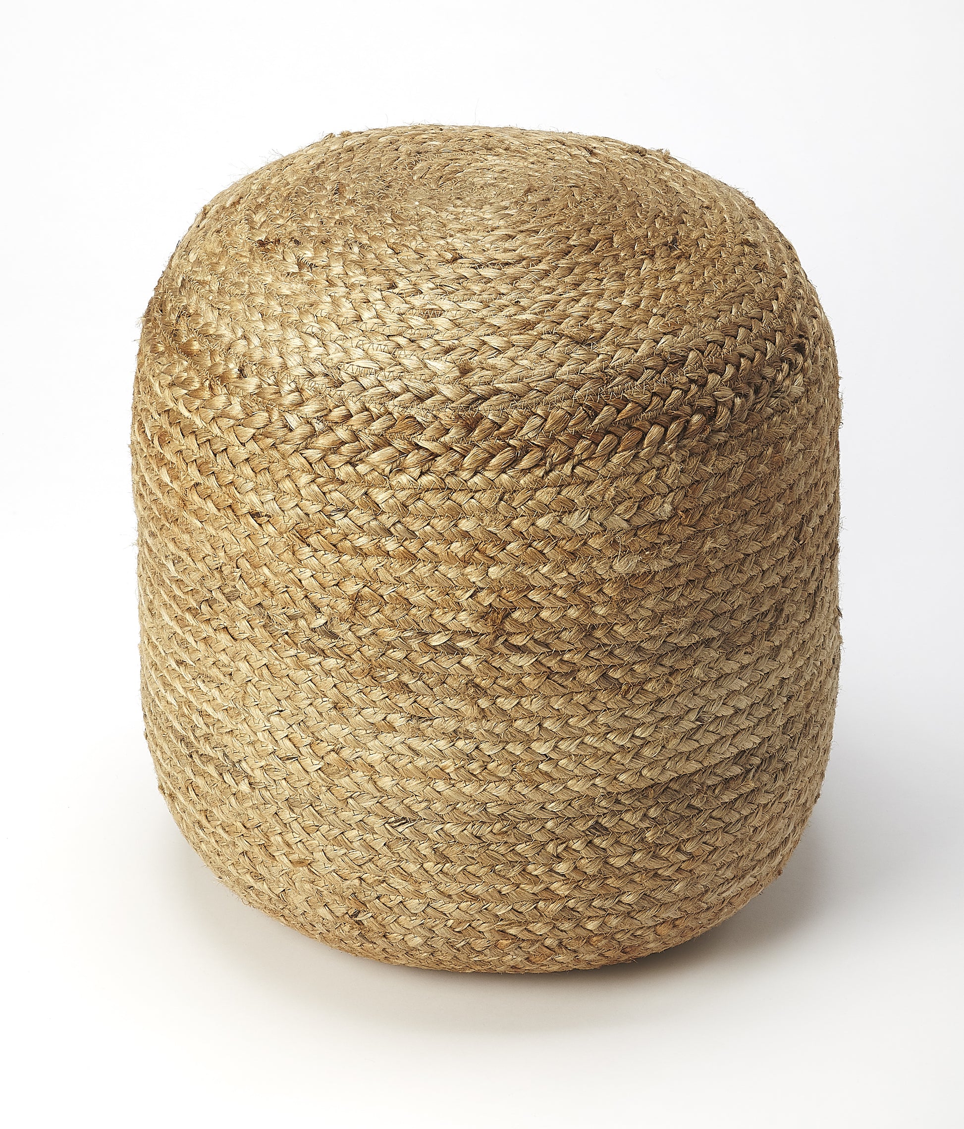 Butler Specialty Company Noosa 16 in. W Round Jute Accent Pouffe, Natural
