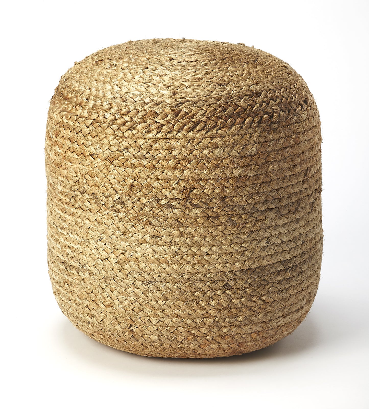 Butler Specialty Company Noosa 16 in. W Round Jute Accent Pouffe, Natural