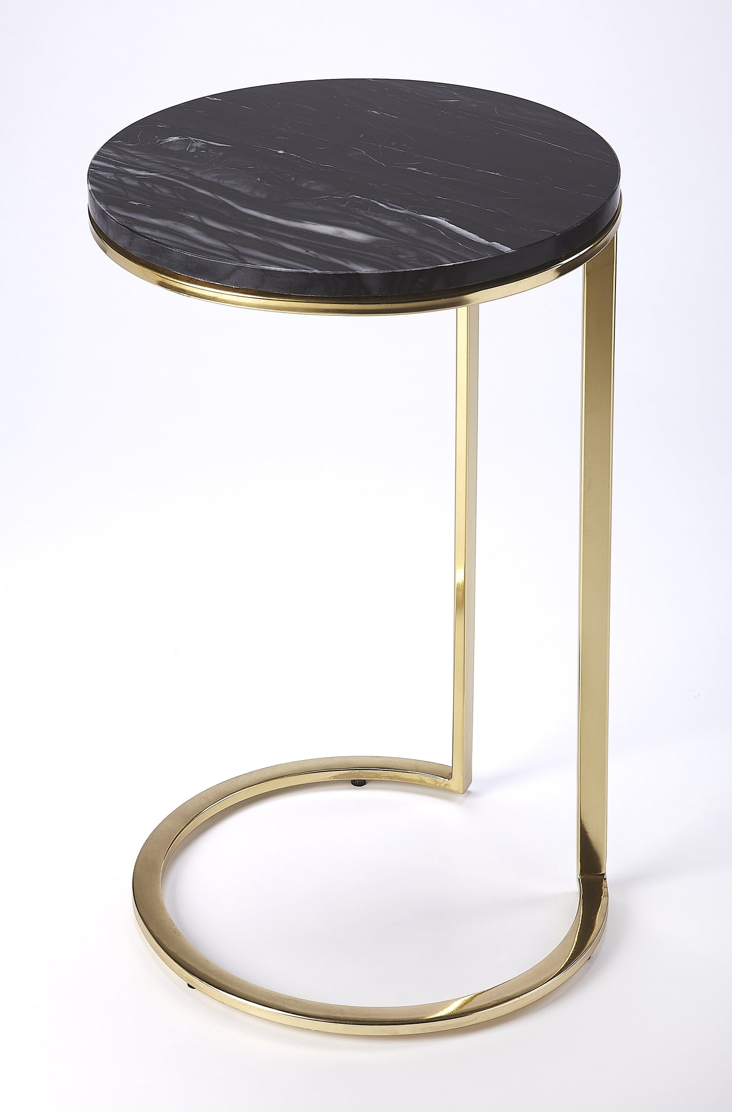 Martel Marble & Metal Side Table in Multi-Color  5315402