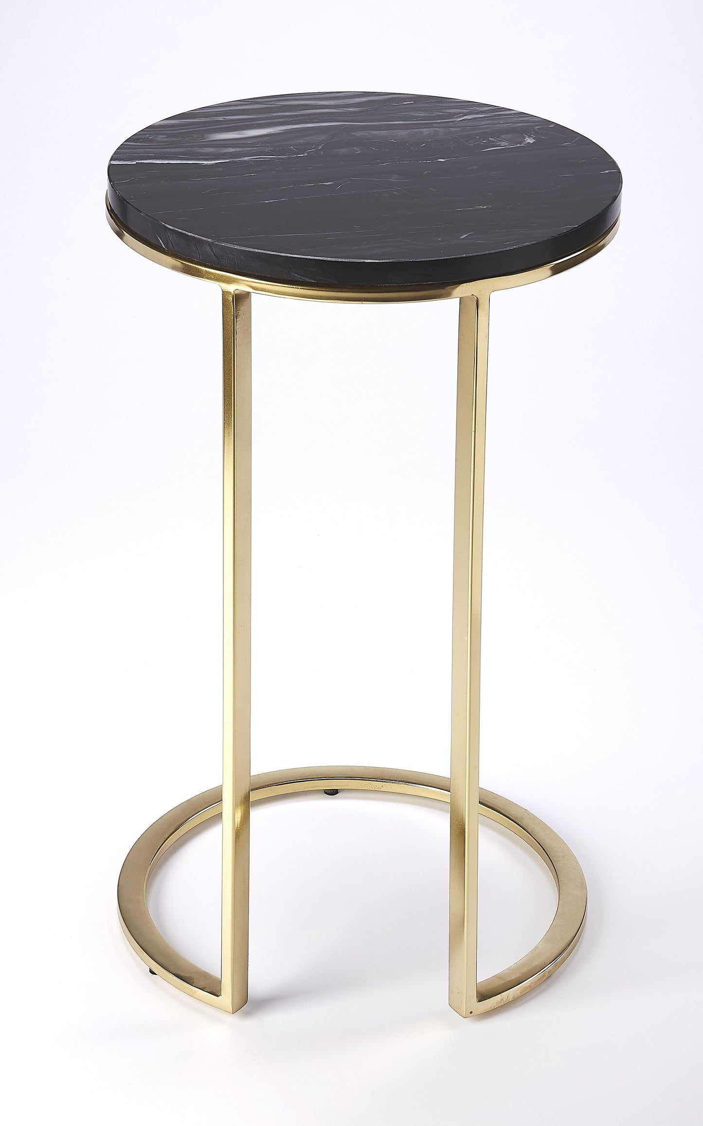 Martel Marble & Metal Side Table in Multi-Color  5315402