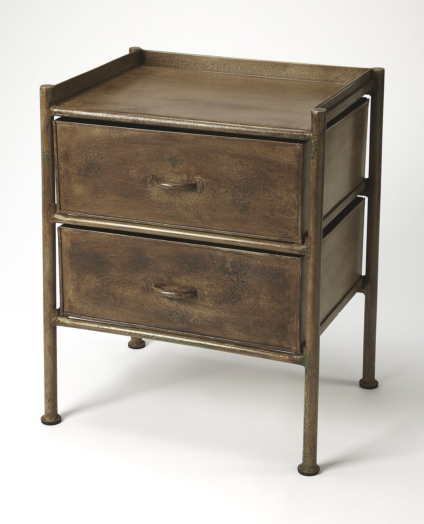 Cameron Industrial Chic Side Table in Bronze 5319330