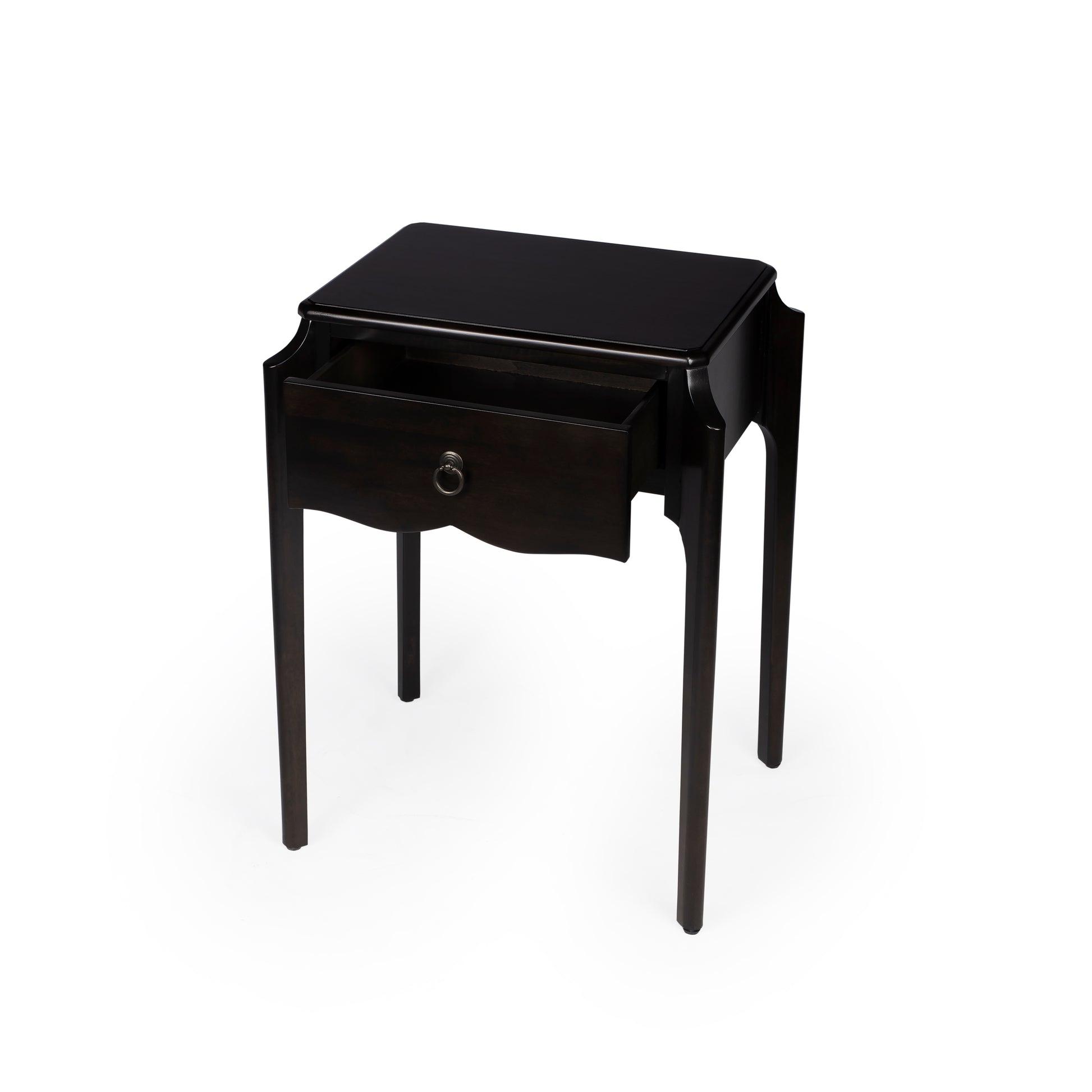Butler Specialty Company Wilshire 20 in. W Rectangular Wood 1 Drawer Traditional Nightstand, Dark Brown