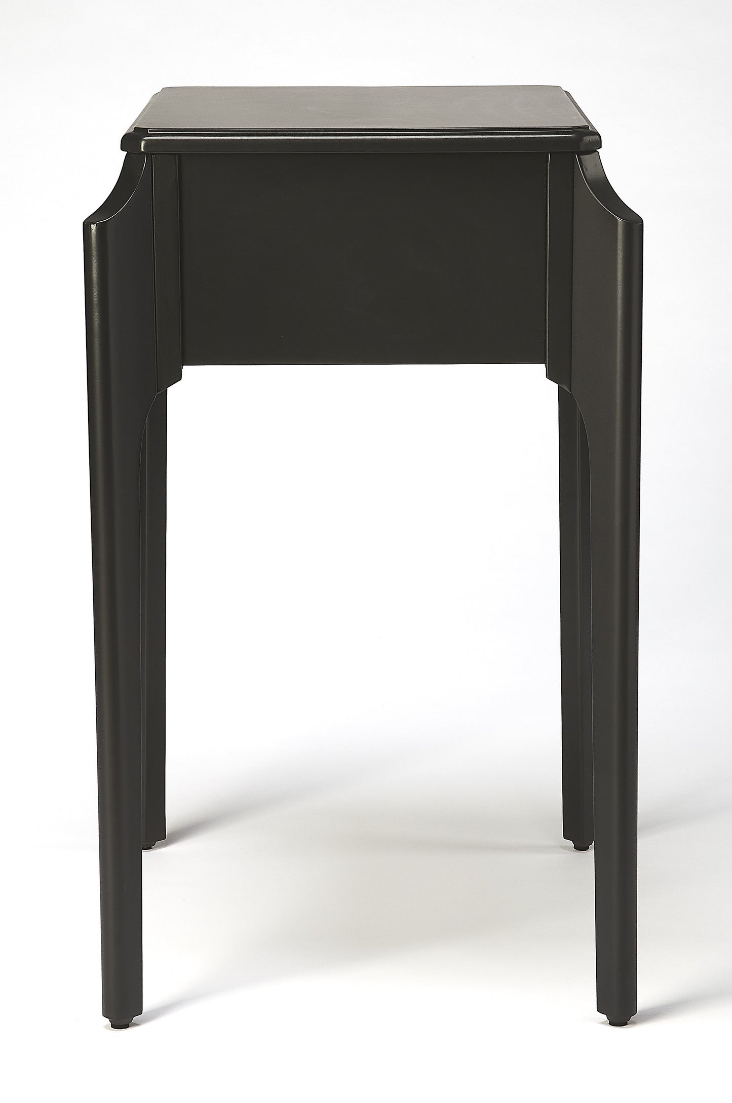 Butler Specialty Company Wilshire 20 in. W Rectangular Wood 1 Drawer Traditional Nightstand, Black