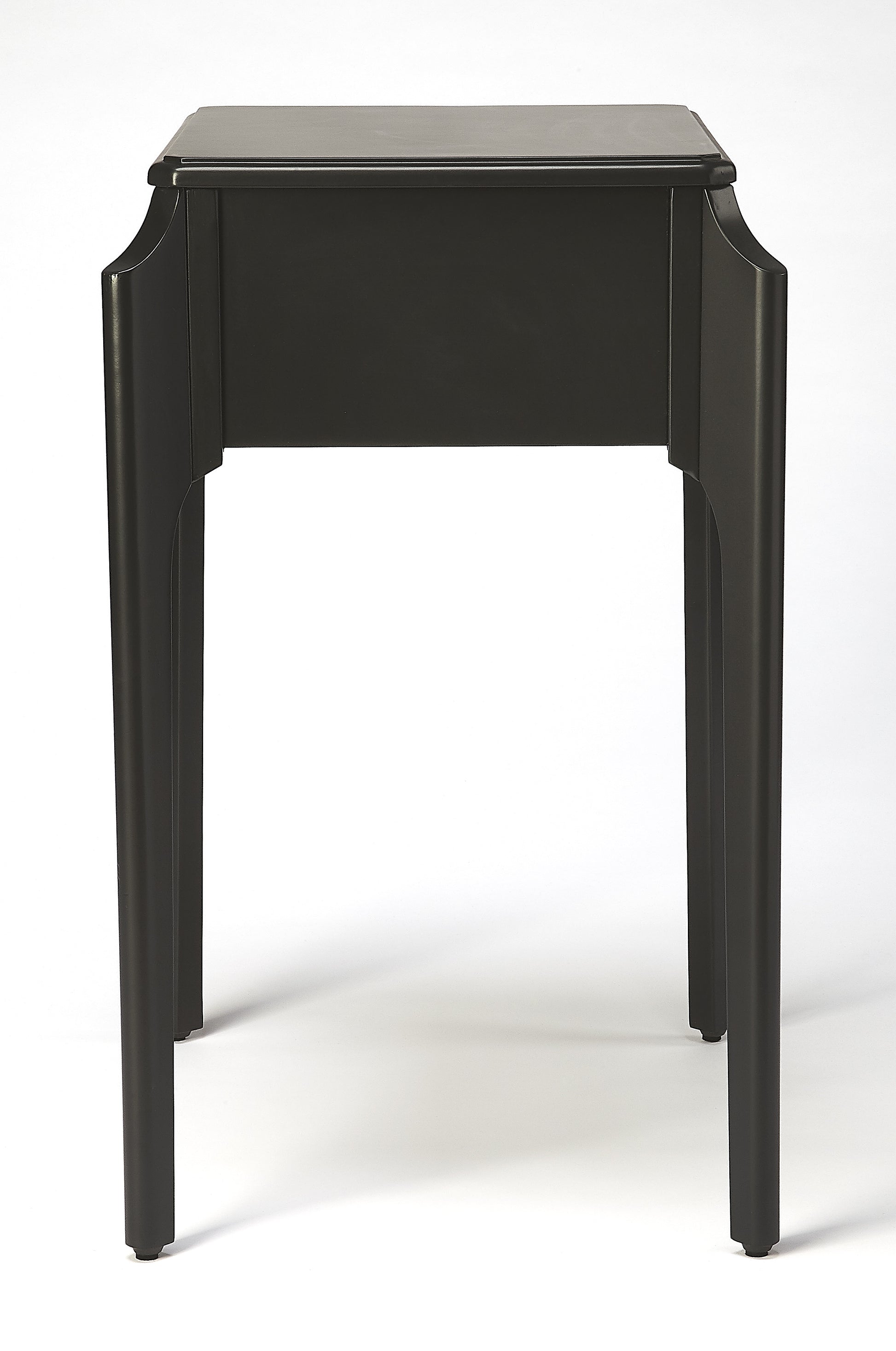 Butler Specialty Company Wilshire 20 in. W Rectangular Wood 1 Drawer Traditional Nightstand, Black