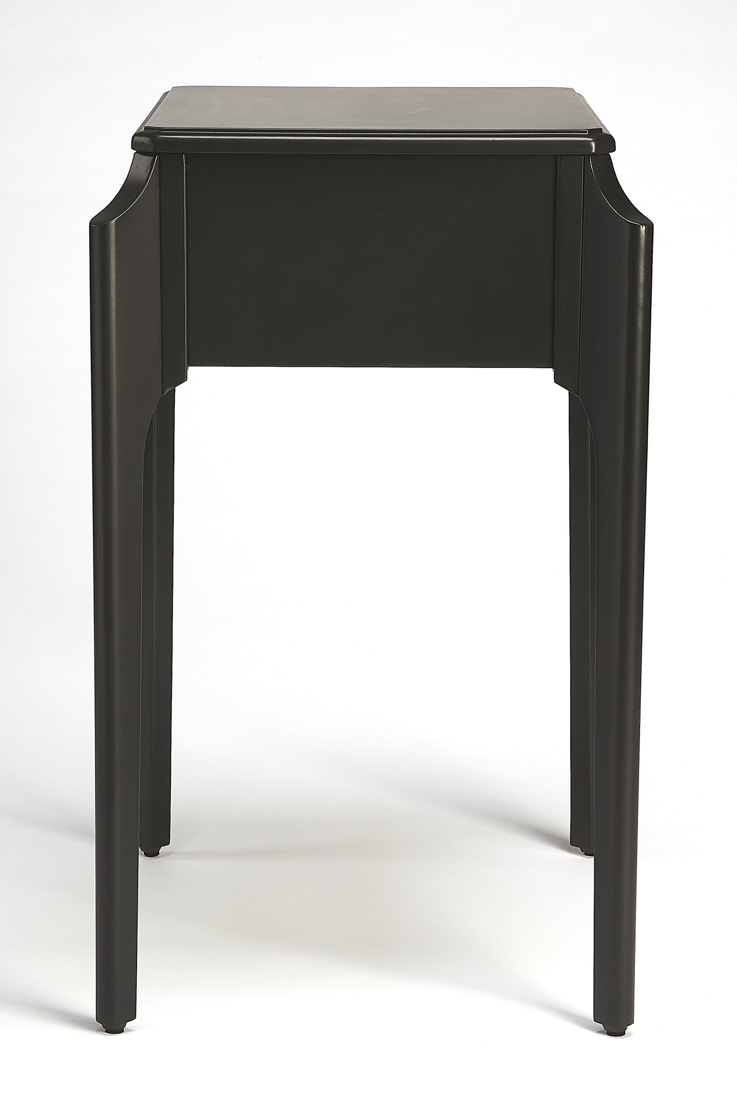 Butler Specialty Company Wilshire 20 in. W Rectangular Wood 1 Drawer Traditional Nightstand, Black