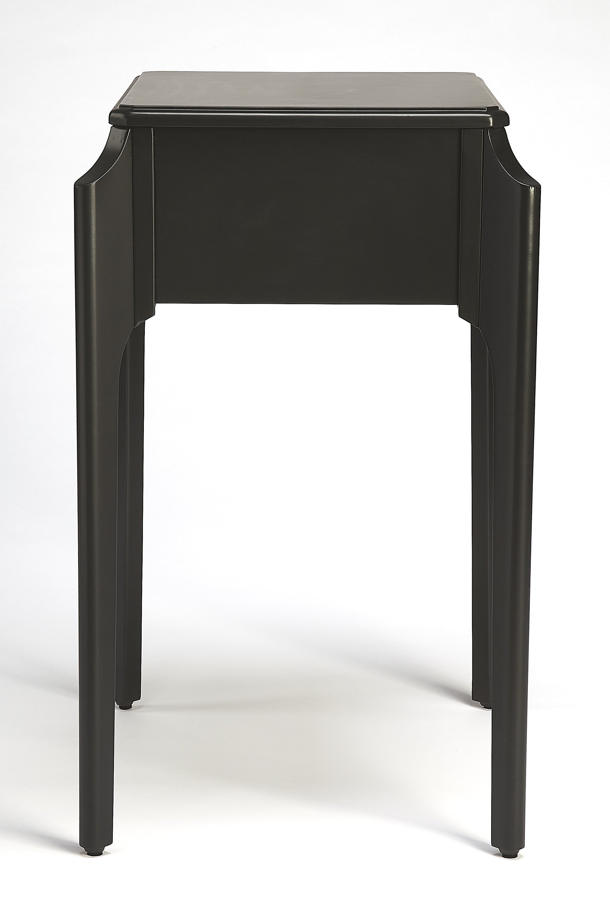 Butler Specialty Company Wilshire 20 in. W Rectangular Wood 1 Drawer Traditional Nightstand, Black