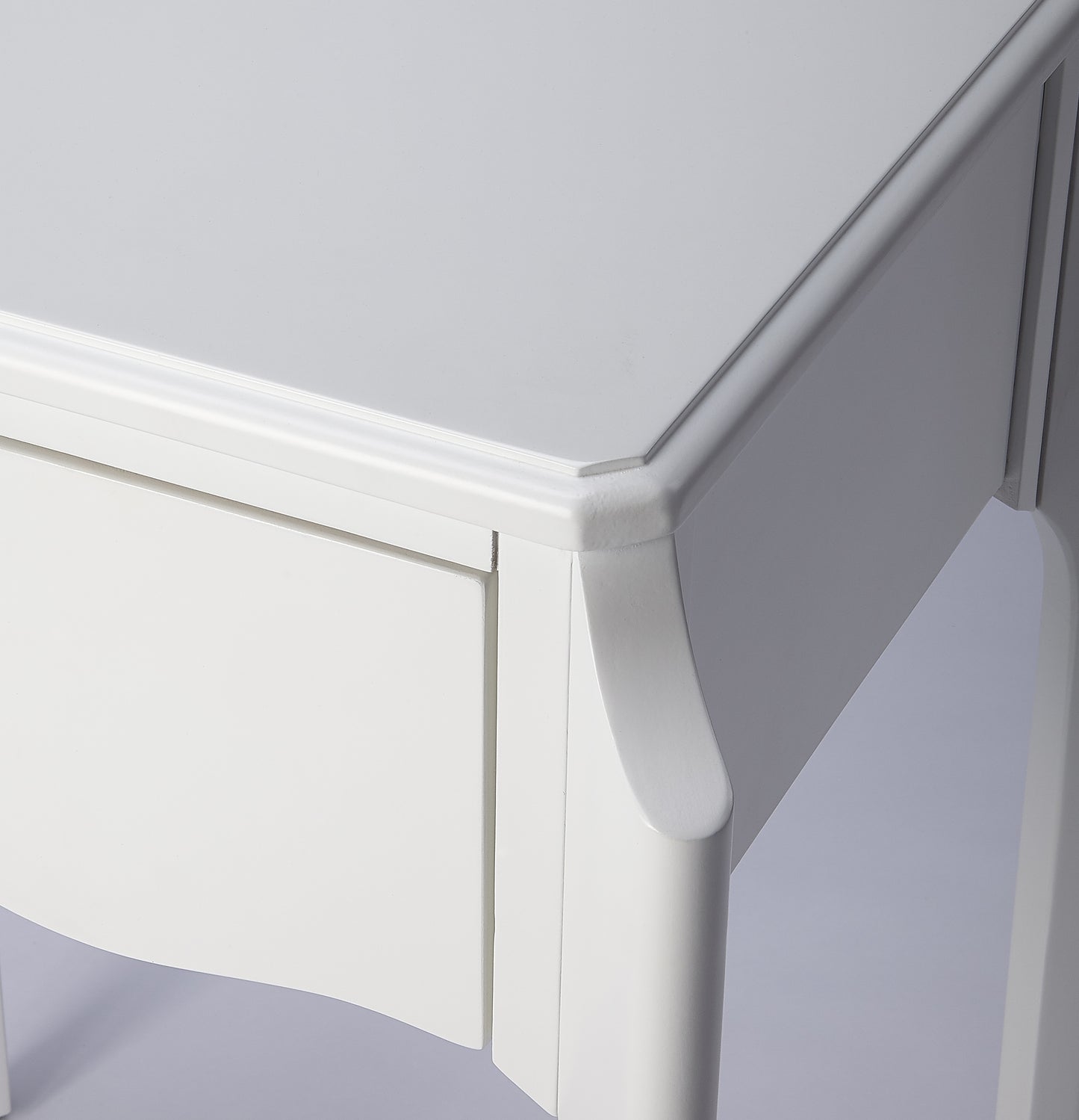 Butler Specialty Company Wilshire 20 in. W Rectangular Wood 1 Drawer Traditional Nightstand, White