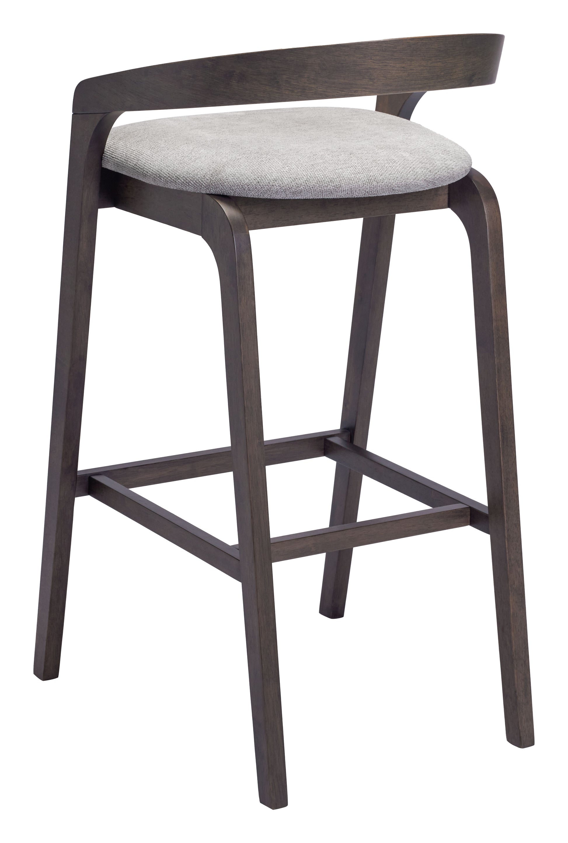 Troy Barstool (Set of 2) Dove Gray & Espresso - 5