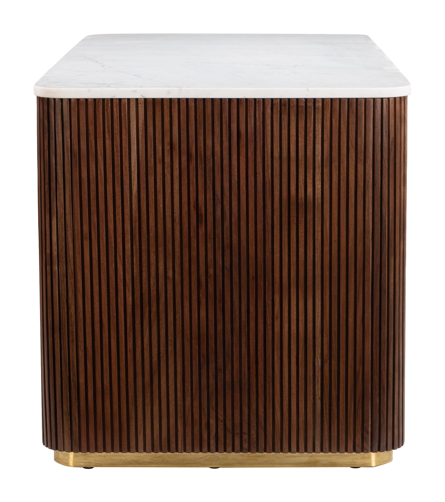 Obeah Desk White & Walnut - 2