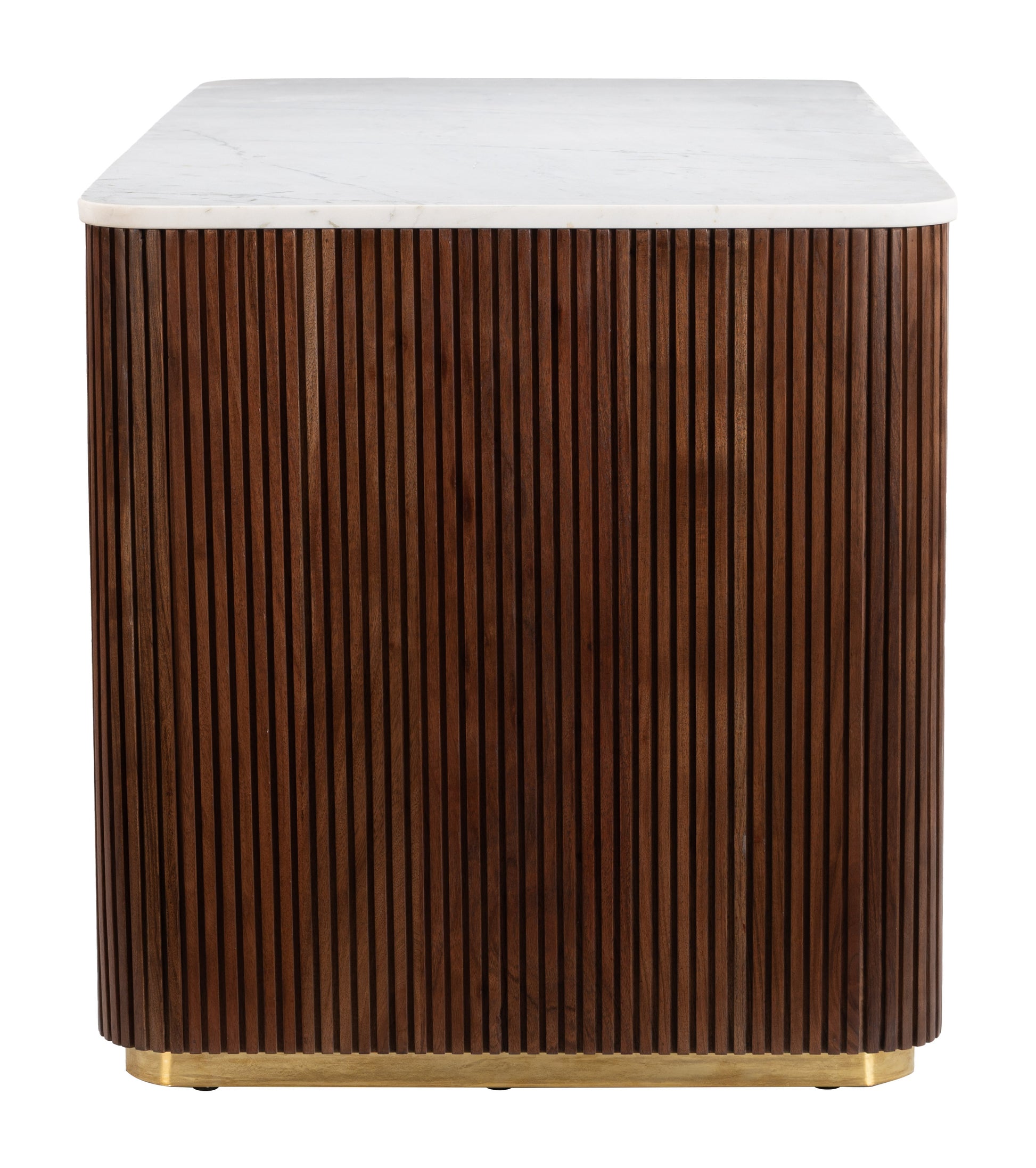 Obeah Desk White & Walnut - 2