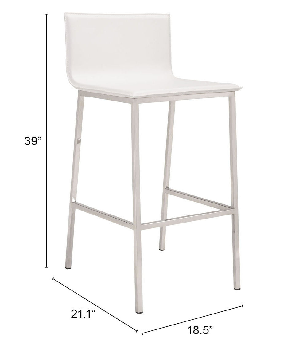 Marina Barstool (Set of 2) White